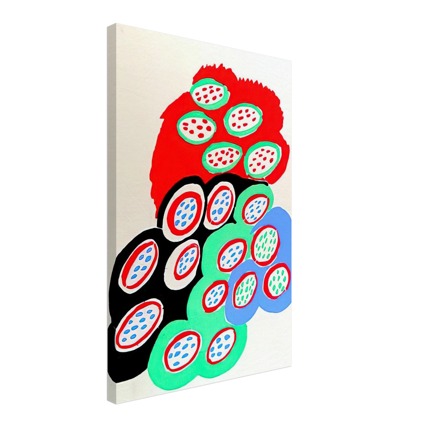 Sonia Delaunay - COMPOSITION 37 Canvas - 70x100 cm / 28x40 inches-canvas