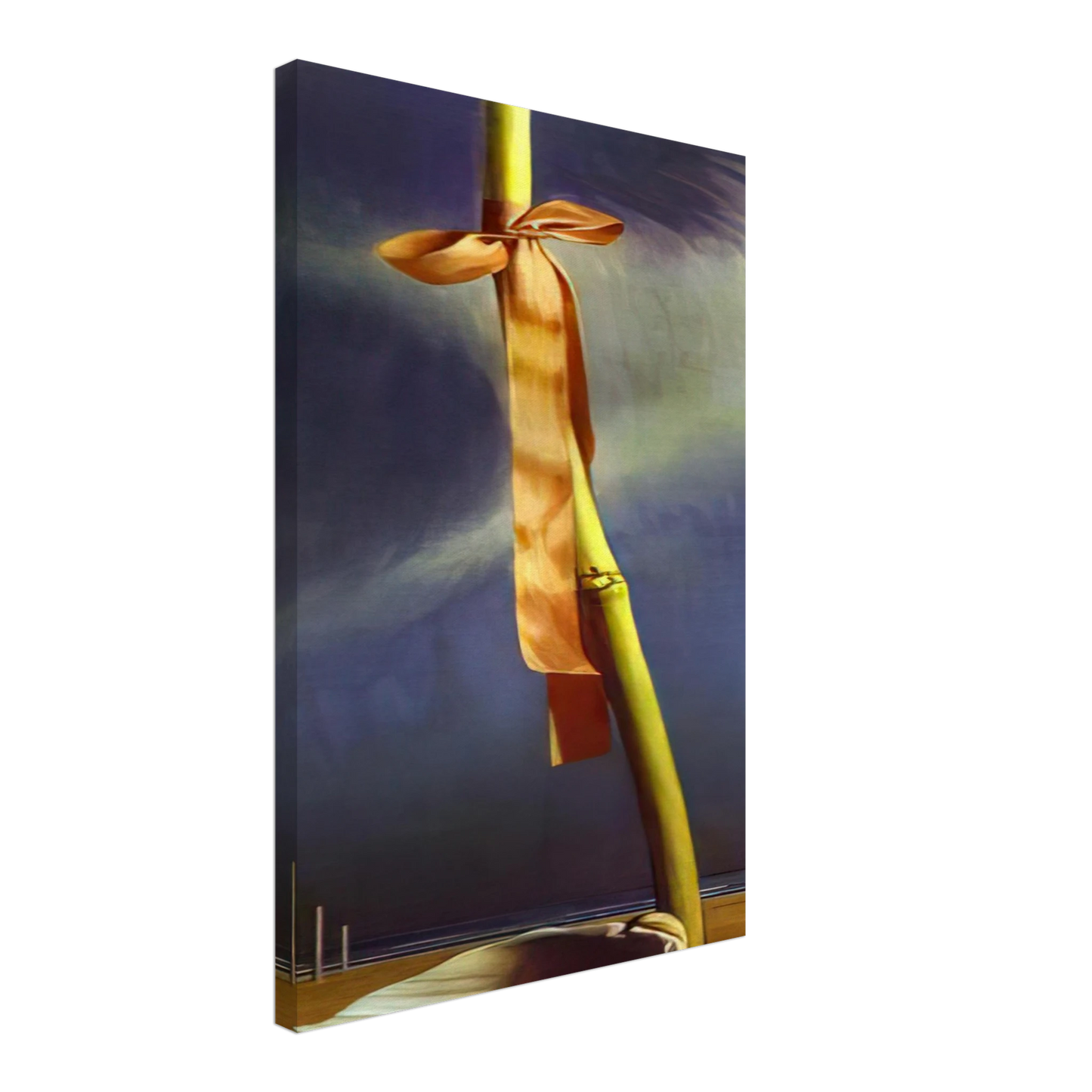 Salvador Dali - PINK KNOT AND SHELL ON THE SEASHORE Canvas - 40x60 cm / 16x24 inches-canvas