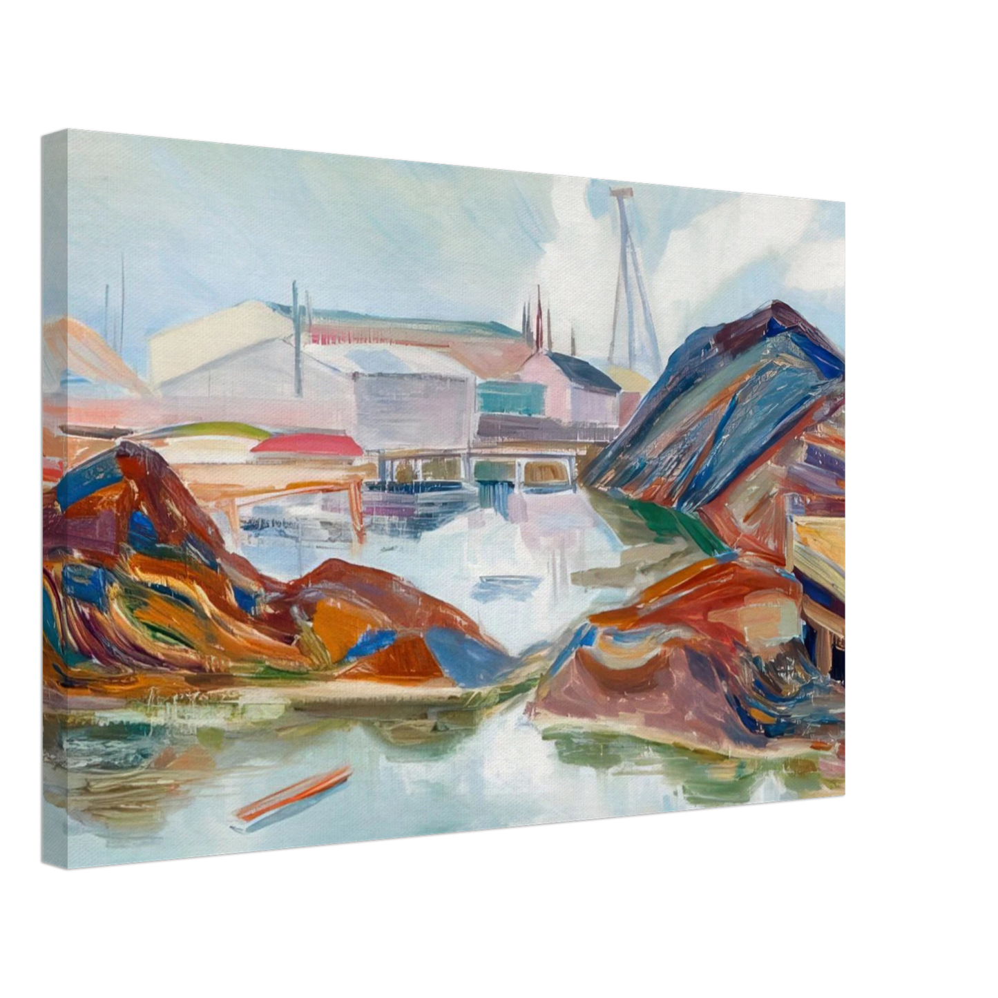 Tove Jansson - Edisviken - 1937 Canvas - 40x60 cm / 16x24 inches-canvas