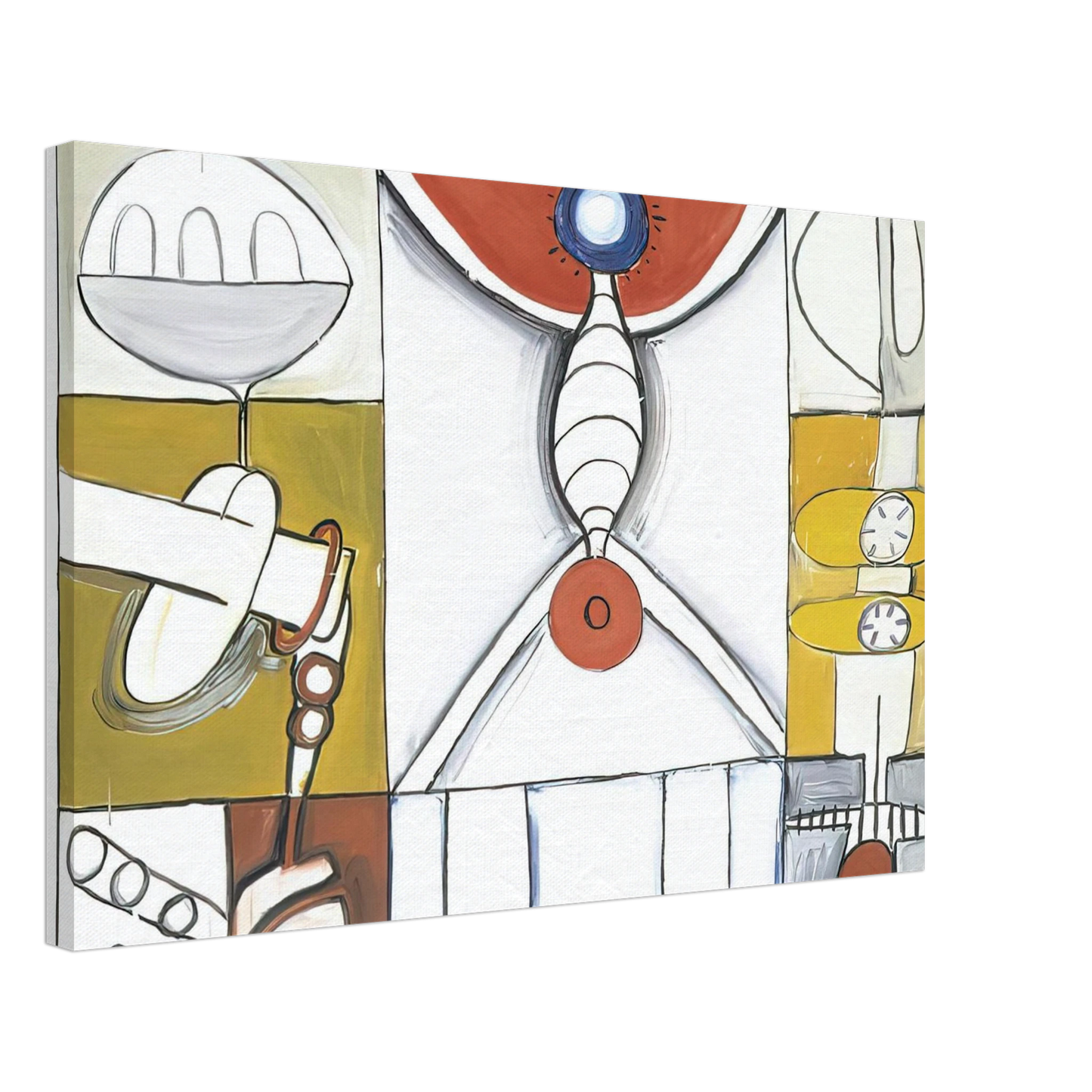 Eva Hesse - UNTITLED 1965 2 Canvas - 70x100 cm / 28x40 inches-canvas