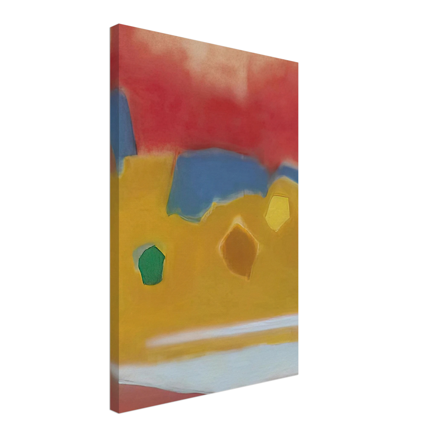 Esteban Vicente - ZARZUELA 1982 Canvas - 70x100 cm / 28x40 inches-canvas