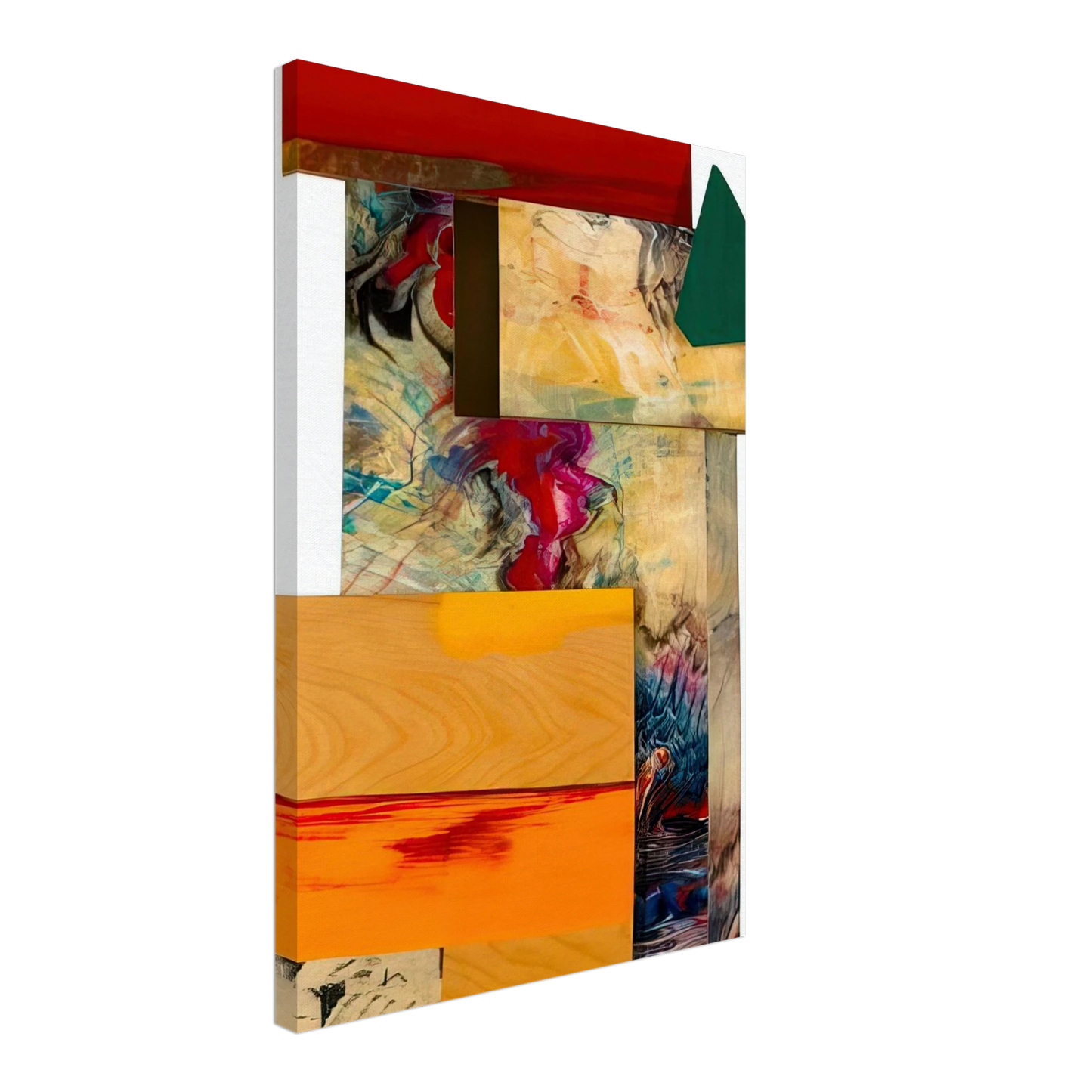 Sam Gilliam - Rubiyat Canvas - 70x100 cm / 28x40 inches-canvas
