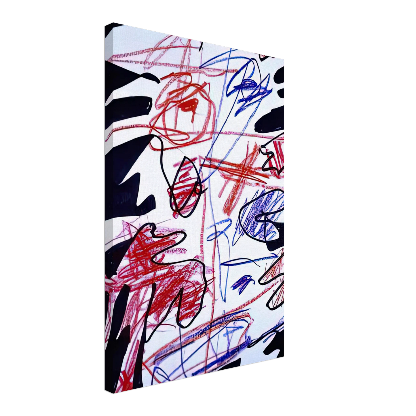 Jean Dubuffet - ACTIVATION XLVII Canvas - 70x100 cm / 28x40 inches-canvas