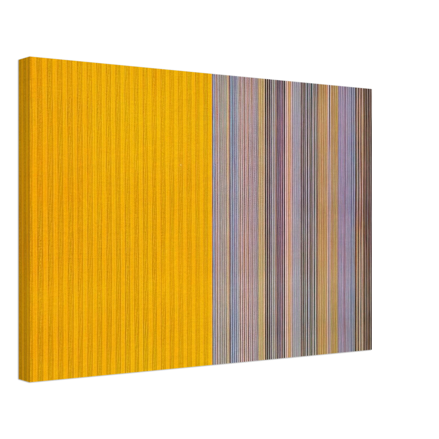 Gene Davis - Half Lemon - 1969 Canvas - 70x100 cm / 28x40 inches-canvas