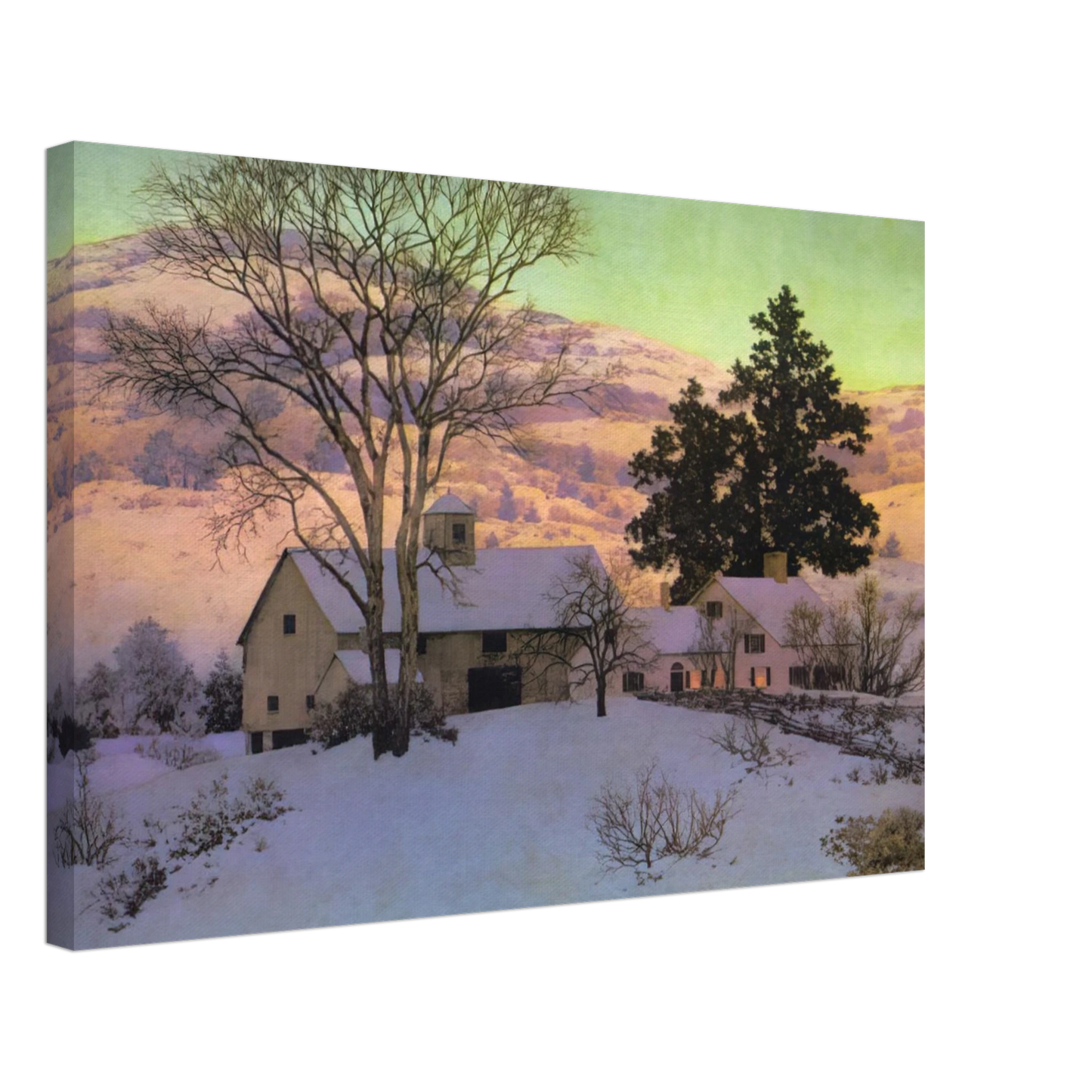 Maxfield Parrish - Afterglow Canvas - 70x100 cm / 28x40 inches-canvas