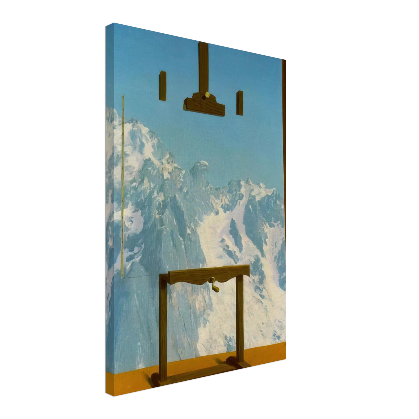 Rene Magritte - CALL OF PEAKS 1943 Canvas - 40x60 cm / 16x24 inches-canvas