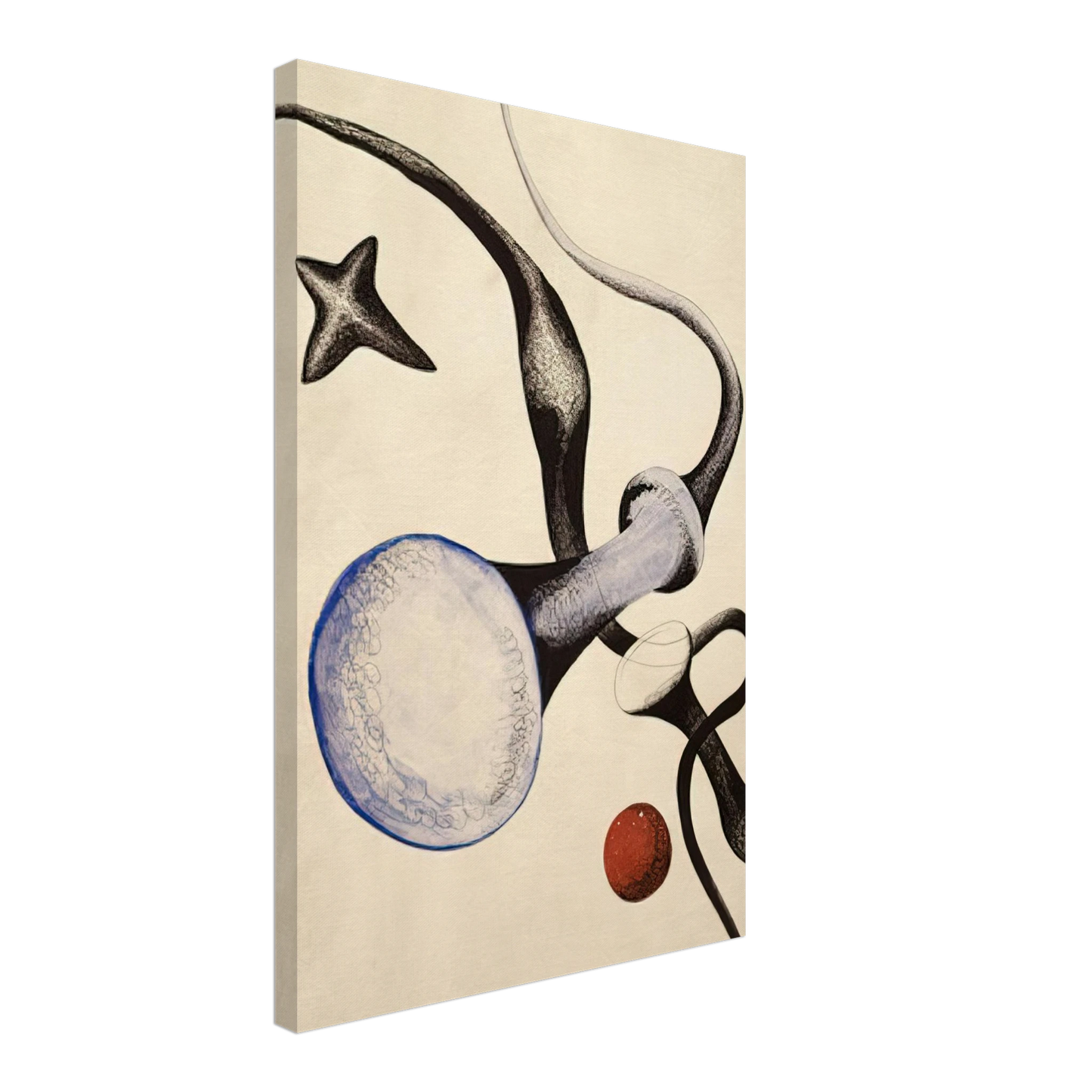 Alexander Calder - UNTITLED 1932 Canvas - 40x60 cm / 16x24 inches-canvas