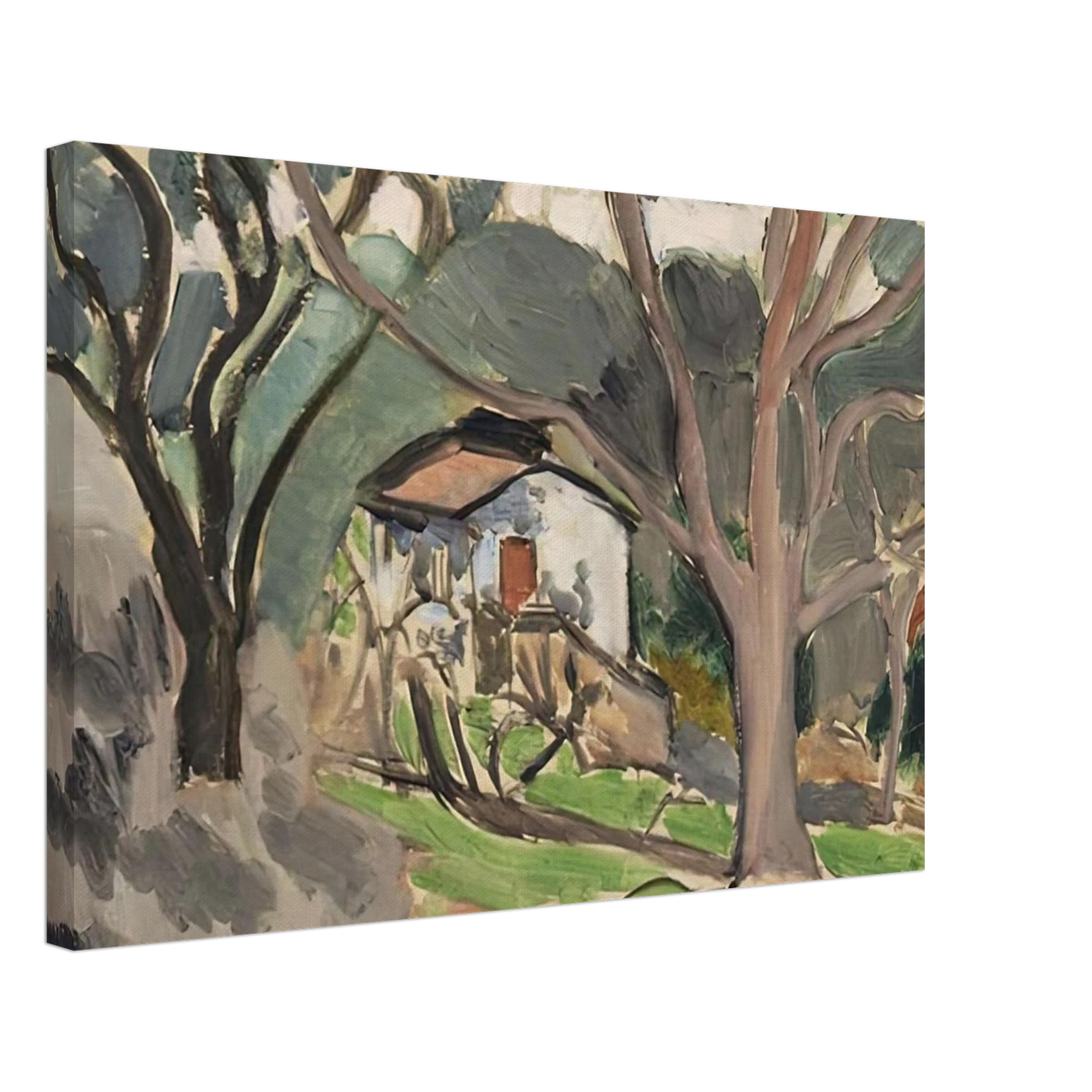 Henri Matisse - LA MAISONNETTE 1919 Canvas - 40x60 cm / 16x24 inches-canvas