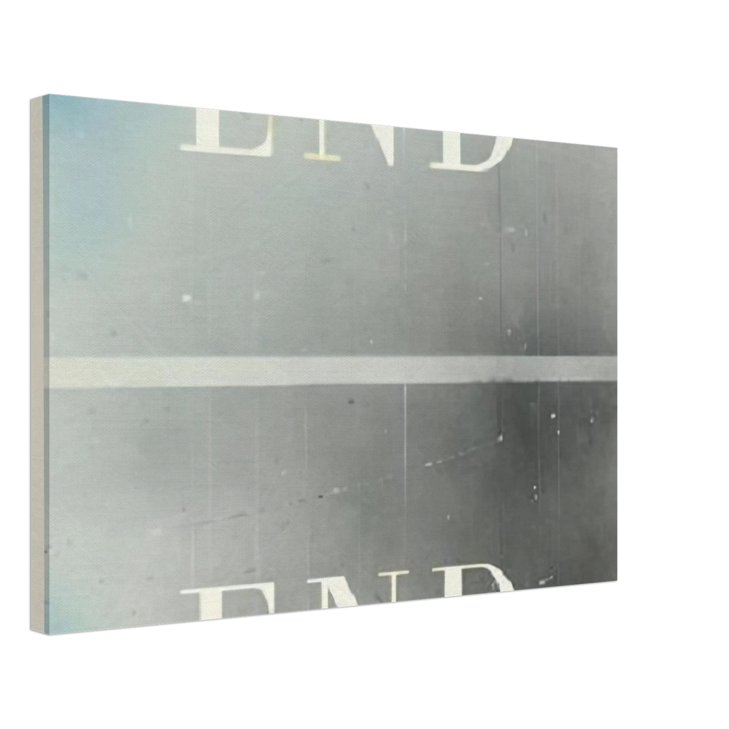 Edward Ruscha - THE END 53 Canvas - 70x100 cm / 28x40 inches-canvas