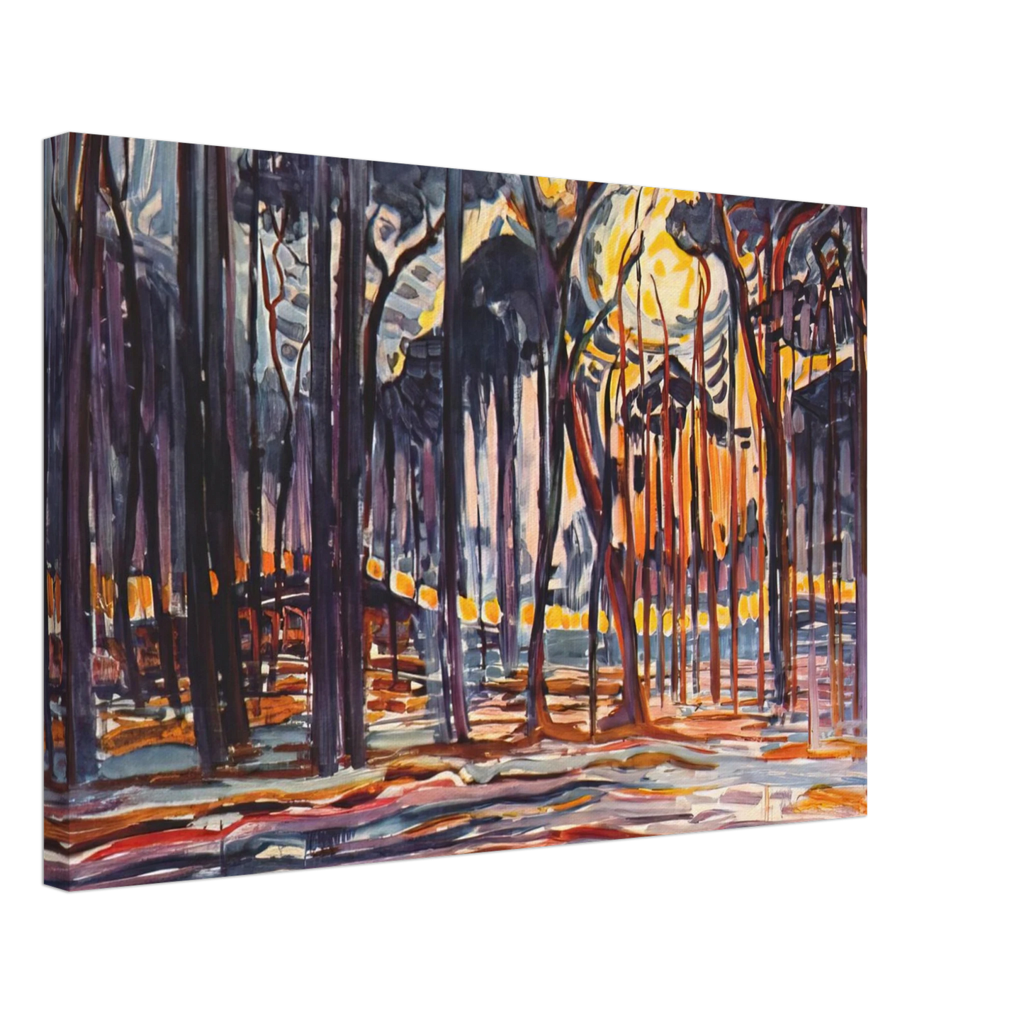 Piet Mondrian - Woods near Oele Canvas - 70x100 cm / 28x40 inches-canvas