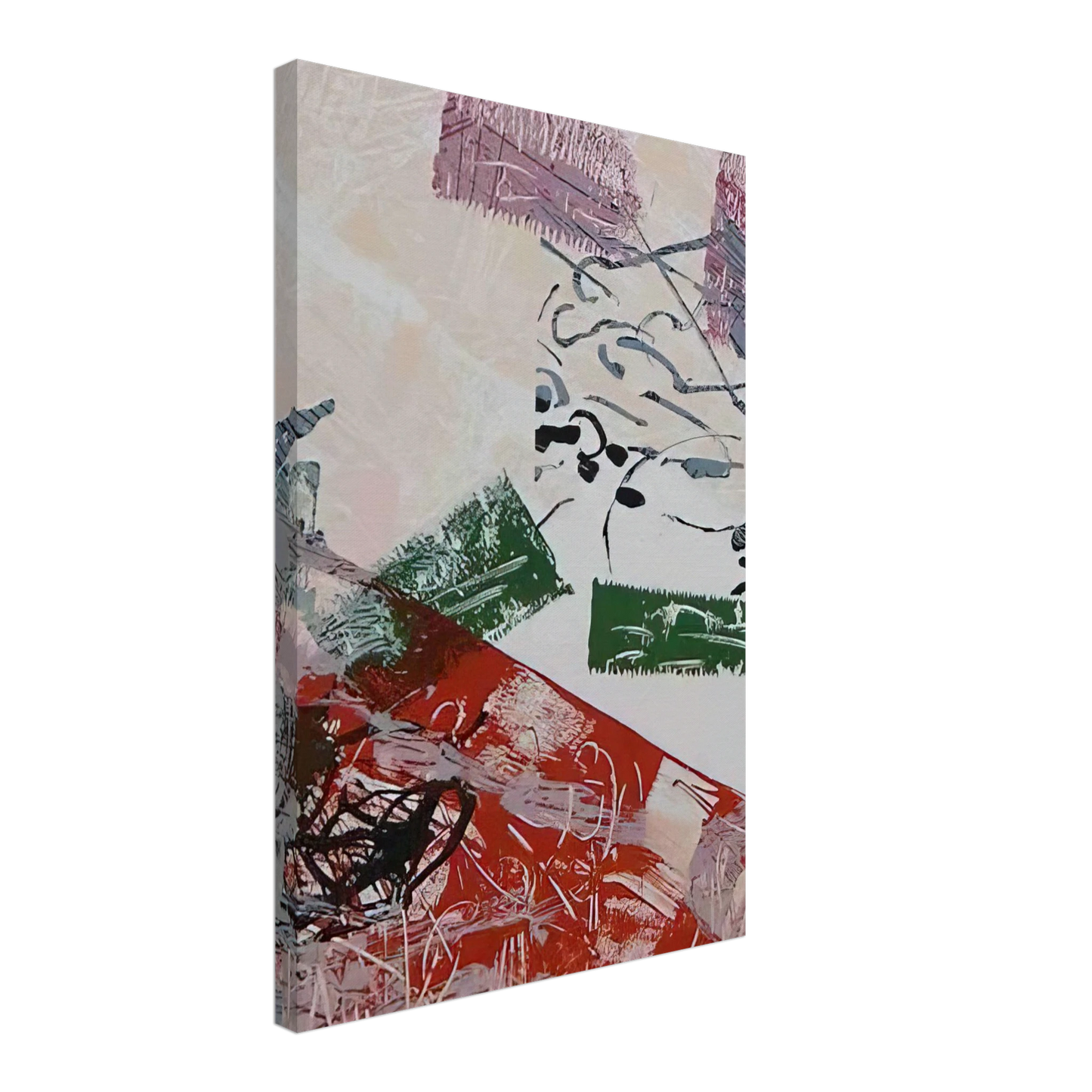 Jean-Paul Riopelle - Lithograph 1968 Canvas - 40x60 cm / 16x24 inches-canvas