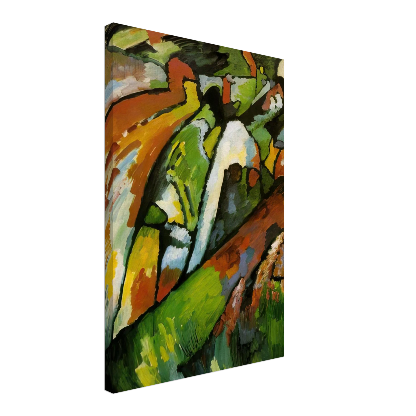 Wassily Kandinsky - IMPROVISATION 7 1910 Canvas - 40x60 cm / 16x24 inches-canvas