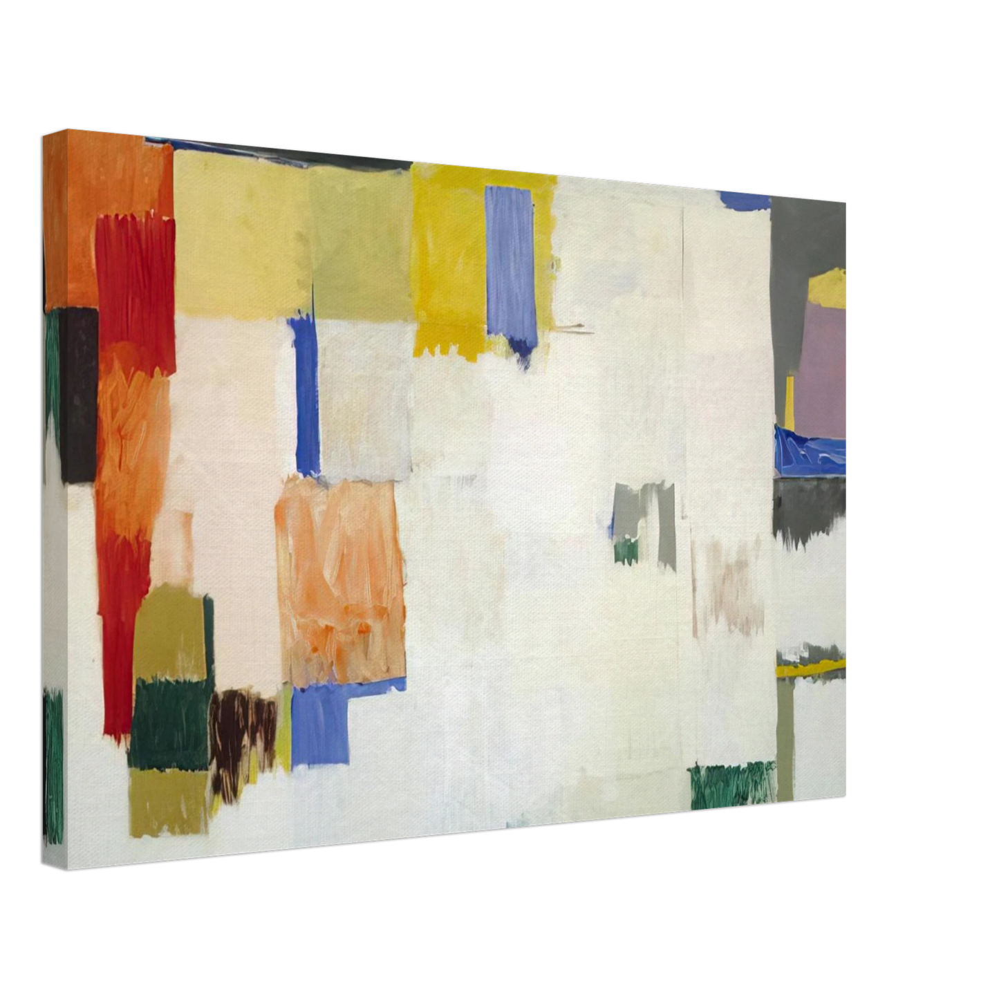 Emil Schumacher - Untitled - 1956 Canvas - 40x60 cm / 16x24 inches-canvas