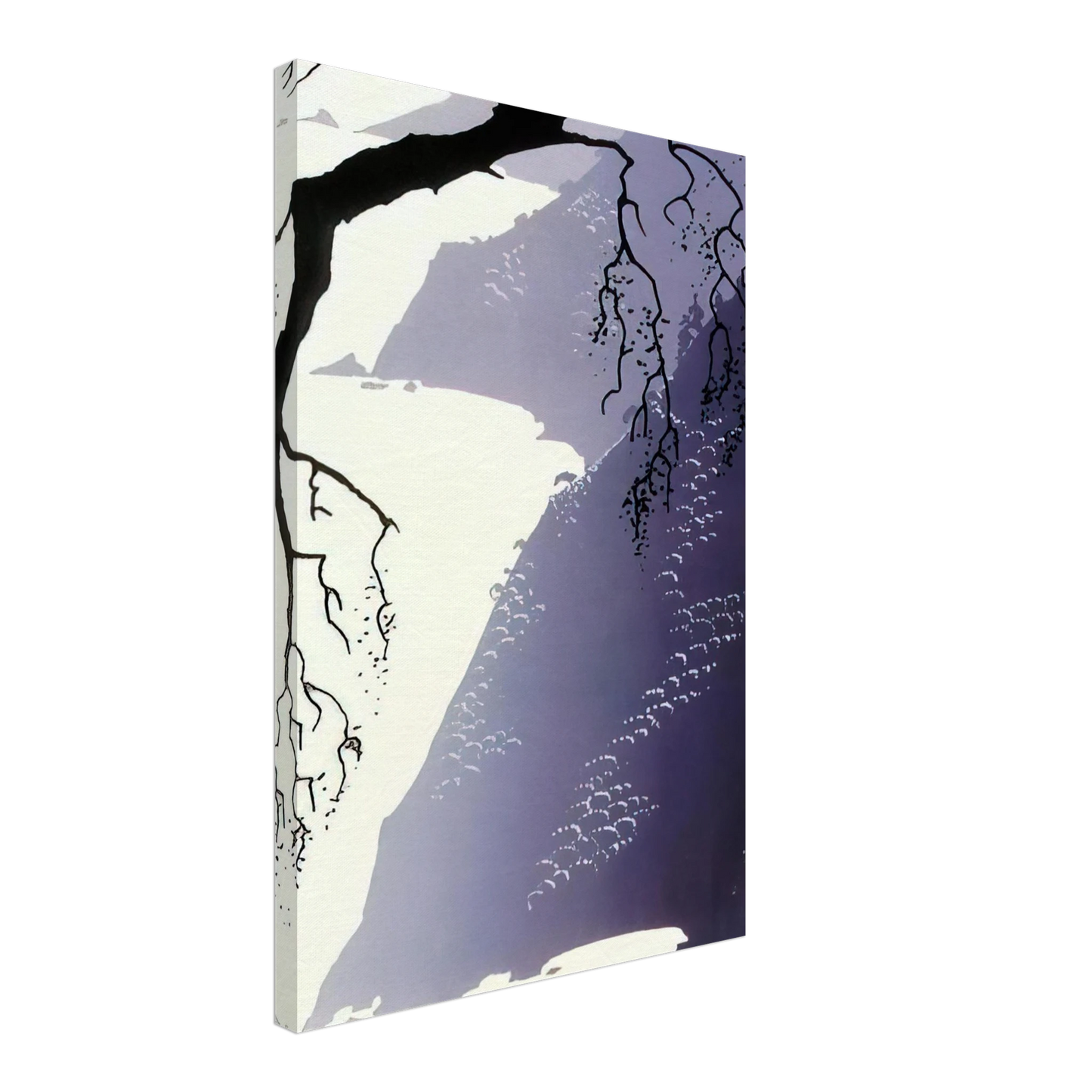 Eyvind Earle - Gray Mist Canvas - 70x100 cm / 28x40 inches-canvas