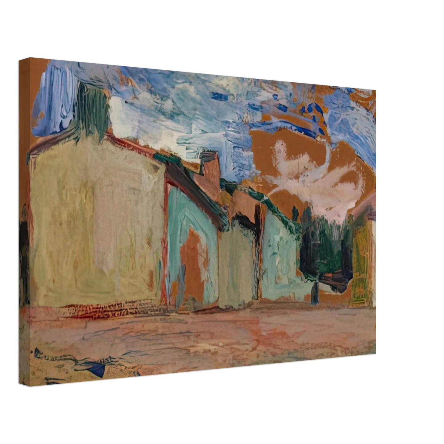 Henri Matisse - HOUSES FENOUILLET 1898 Canvas - 70x100 cm / 28x40 inches-canvas