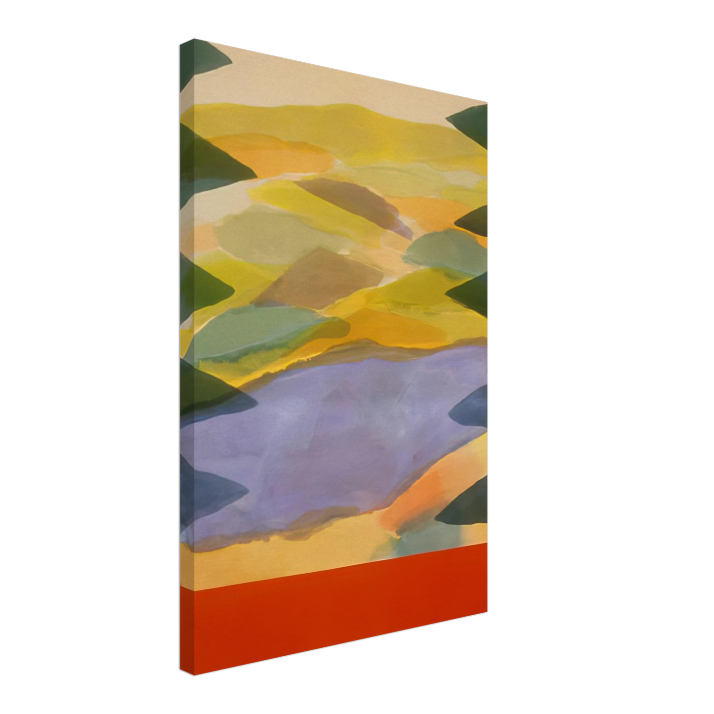 Ronnie Landfield - Imagination's Door - 1980 Canvas - 40x60 cm / 16x24 inches-canvas