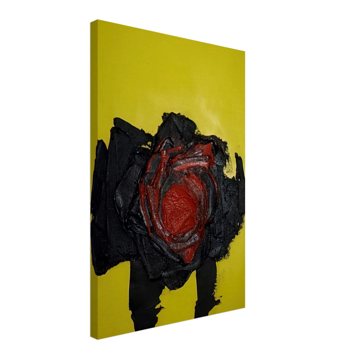 Luis Feito - UNTITLED 1963 Canvas - 40x60 cm / 16x24 inches-canvas