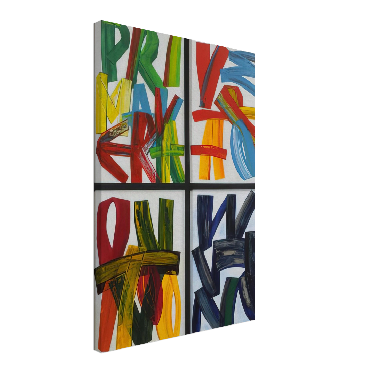 Joao Vieira - Four Seasons - 1989 Canvas - 70x100 cm / 28x40 inches-canvas