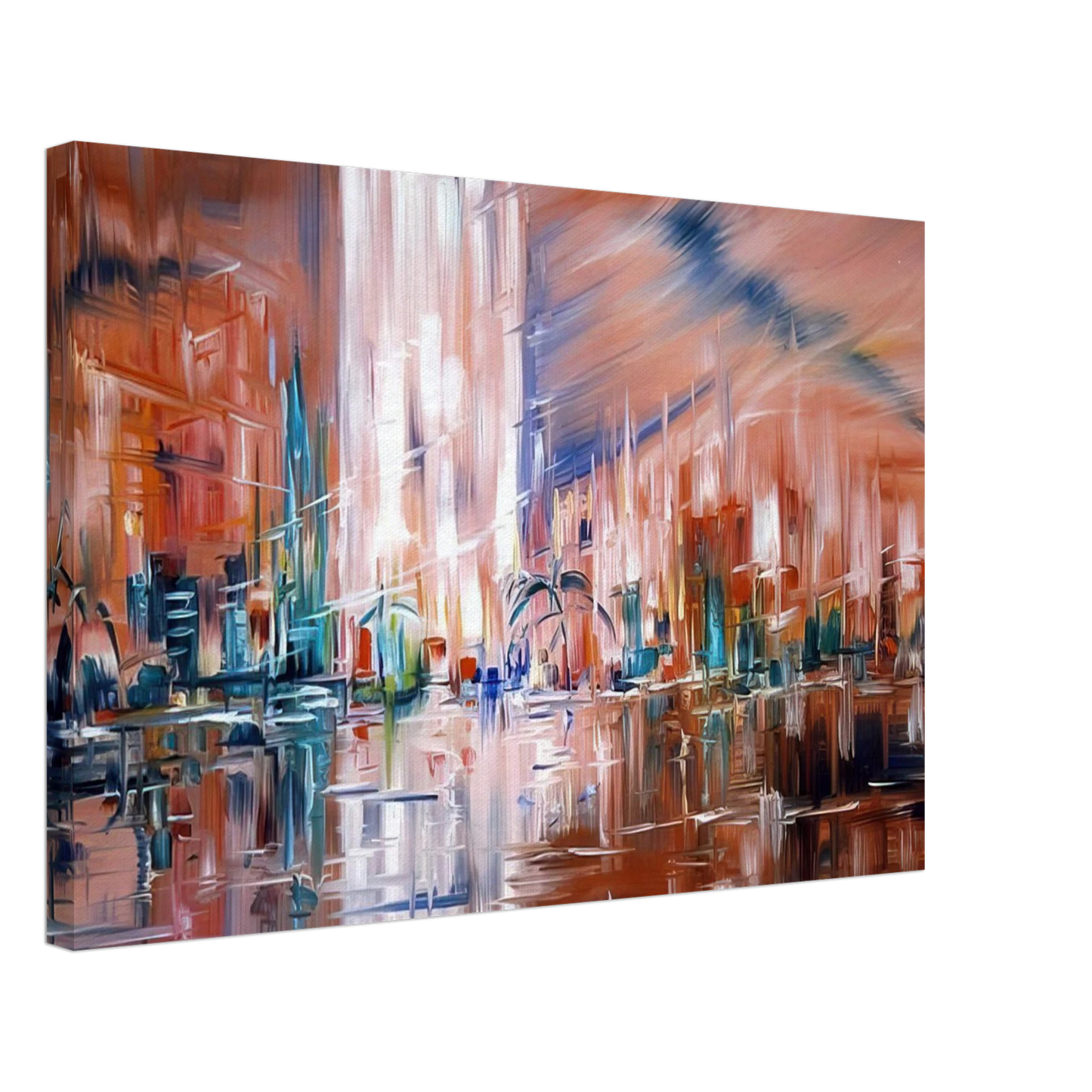 Konrad Zuse - Untitled - 1978 Canvas - 40x60 cm / 16x24 inches-canvas