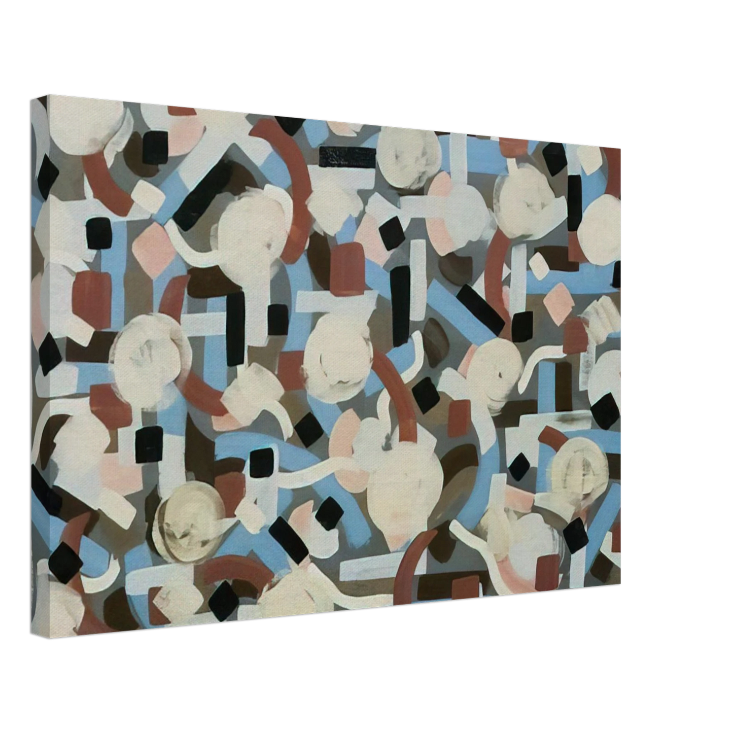 Bradley Walker Tomlin - Untitled - 1952 Canvas - 40x60 cm / 16x24 inches-canvas