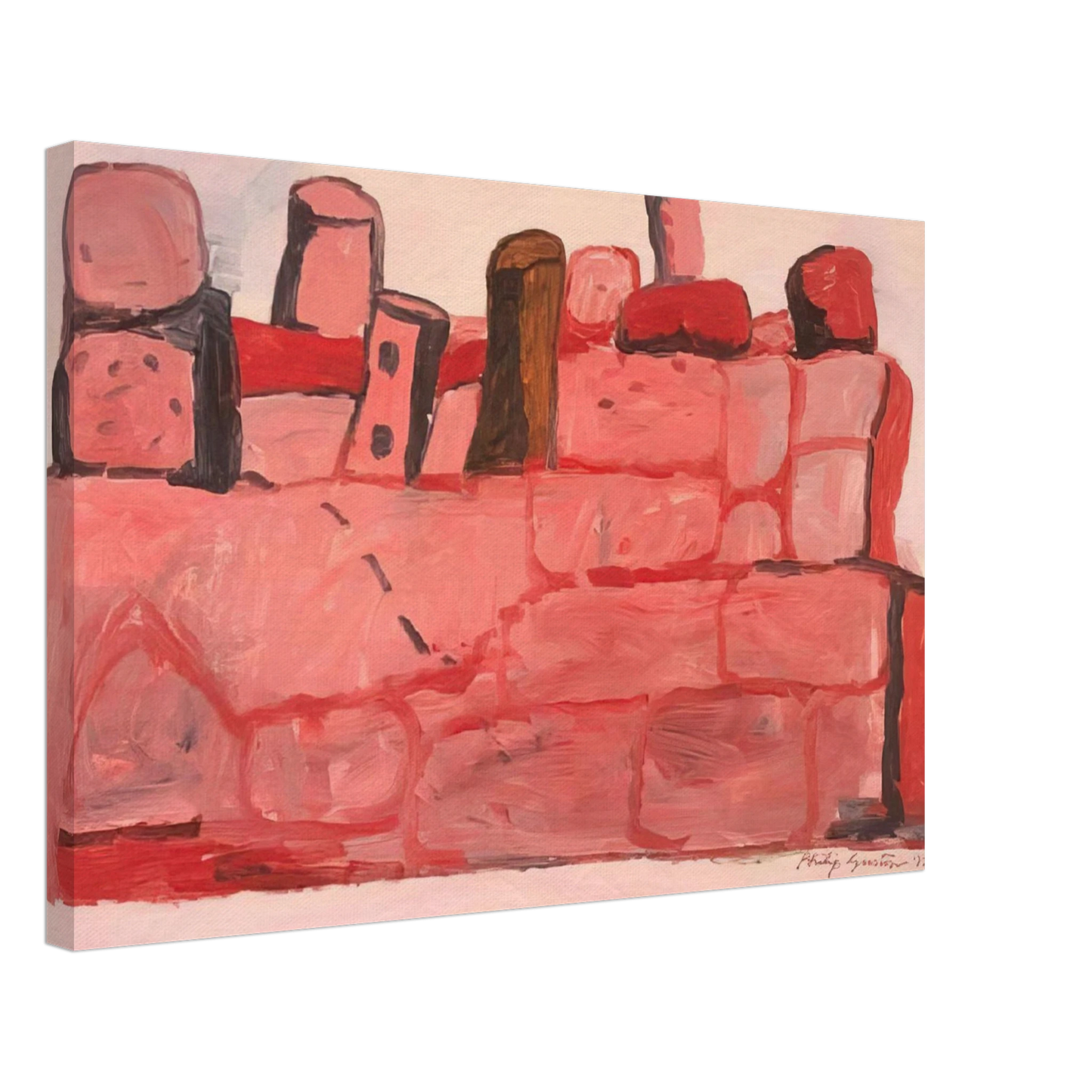 Philip Guston - CERVETERI 1972 Canvas - 70x100 cm / 28x40 inches-canvas
