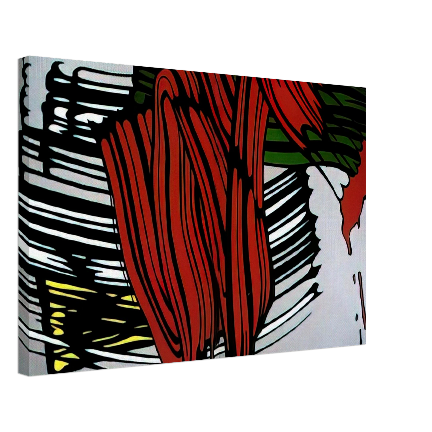 Roy Lichtenstein - BIG PAINTING NO 6 1965 1 Canvas - 70x100 cm / 28x40 inches-canvas