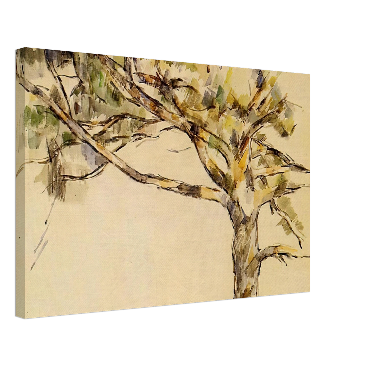 Paul Cezanne - Large Pine Canvas - 70x100 cm / 28x40 inches-canvas