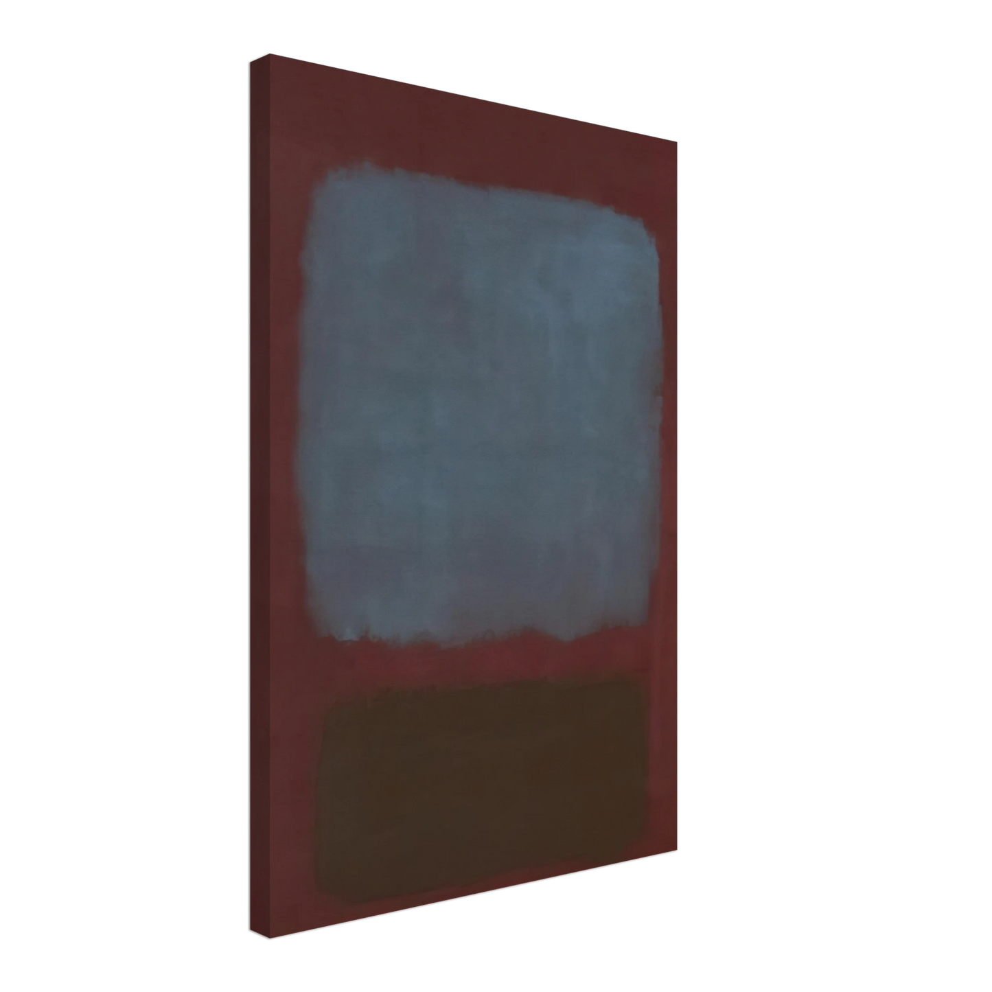 Mark Rothko - No. 37No. 19 Slate Blue and Brown on Plum - 1958 Canvas - 40x60 cm / 16x24 inches-canvas