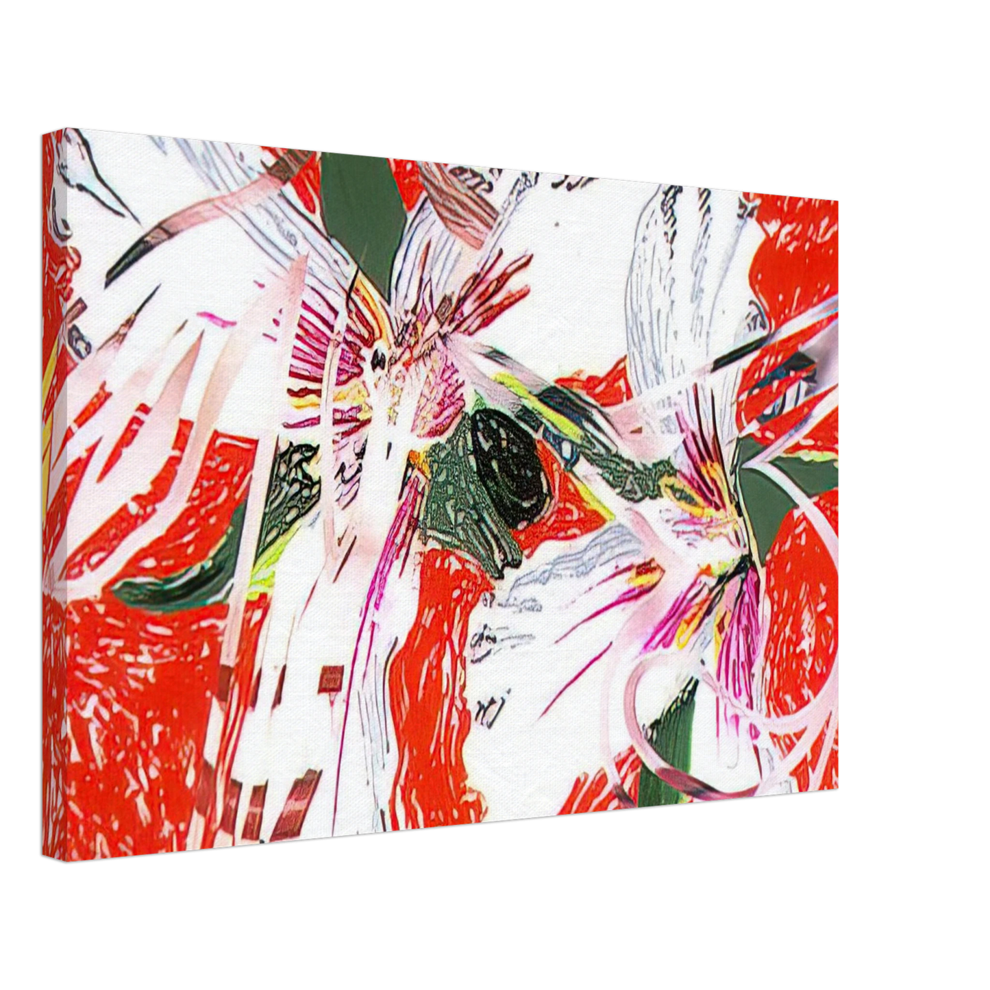 James Rosenquist - Sister Shrieks Canvas - 40x60 cm / 16x24 inches-canvas