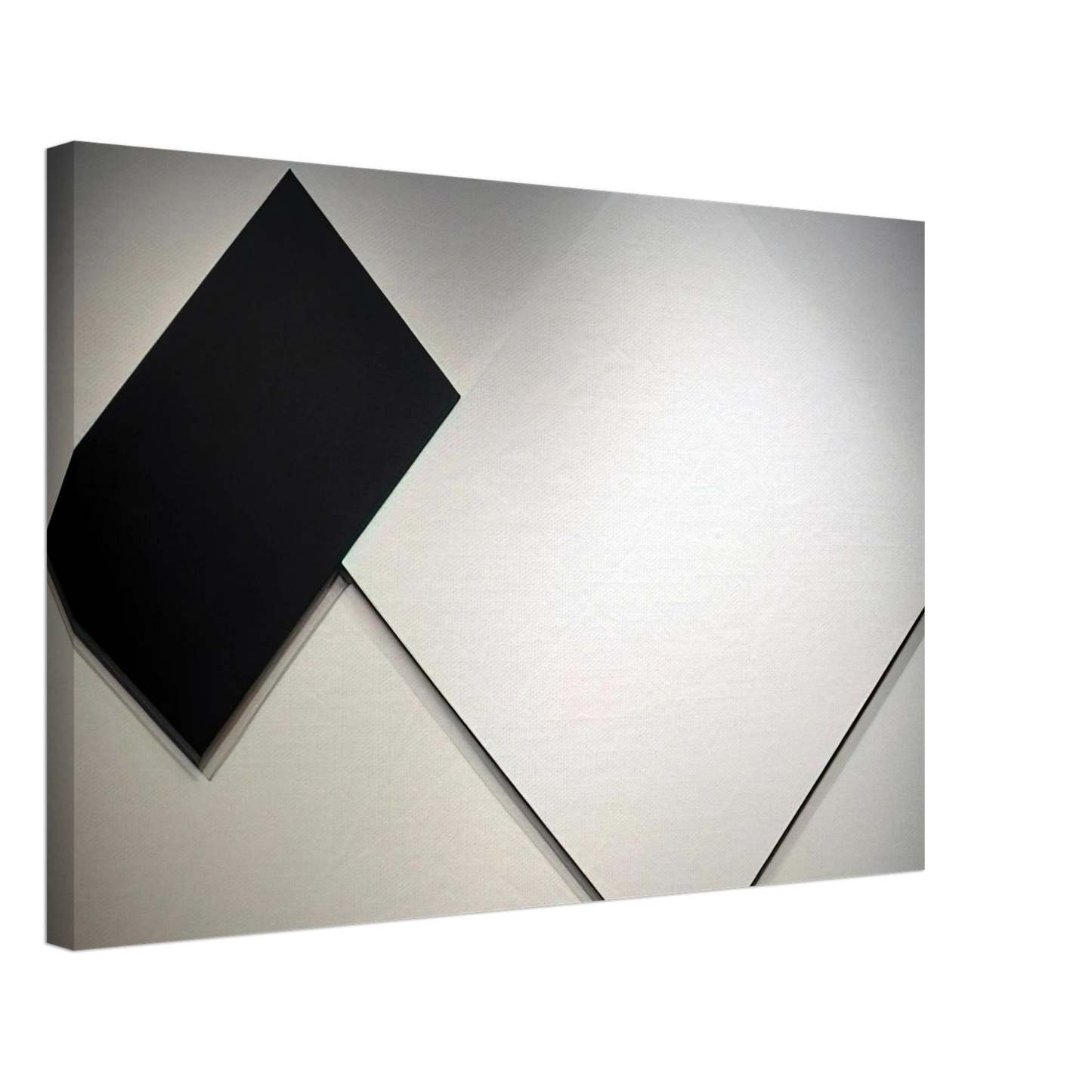 Ellsworth Kelly - White Black Canvas - 40x60 cm / 16x24 inches-canvas