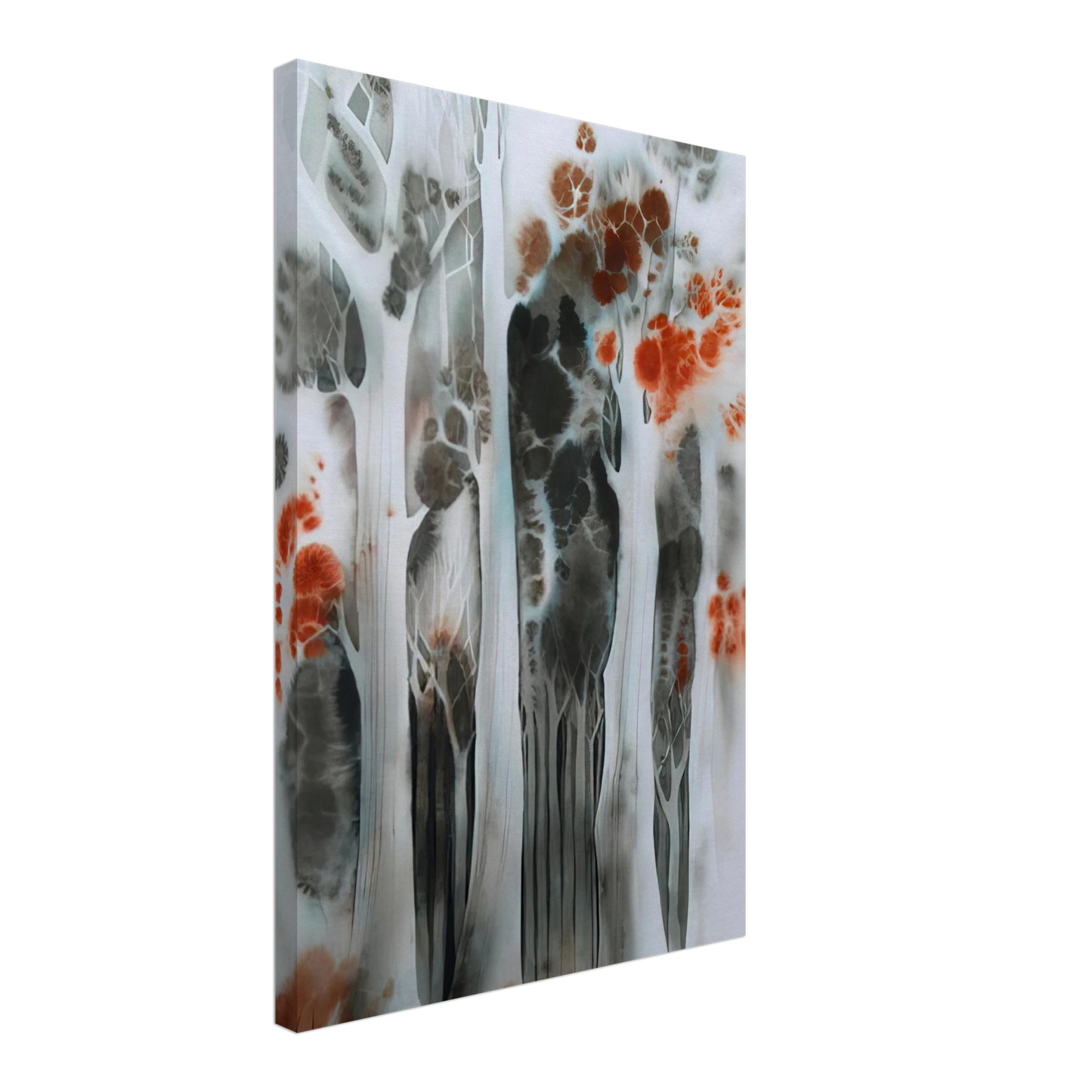 Eyvind Earle - Autumn Forest Canvas - 40x60 cm / 16x24 inches-canvas