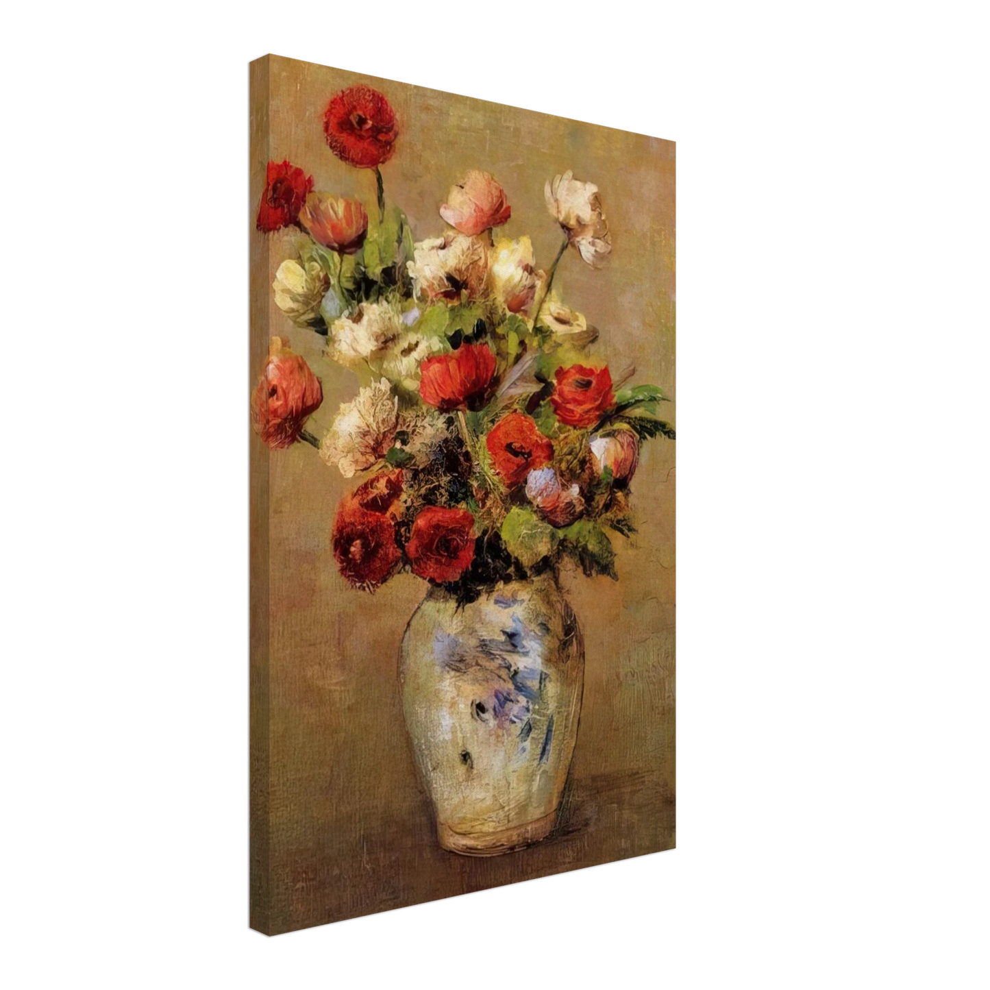 Odilon Redon - BOUQUET OF FLOWERS Canvas - 40x60 cm / 16x24 inches-canvas