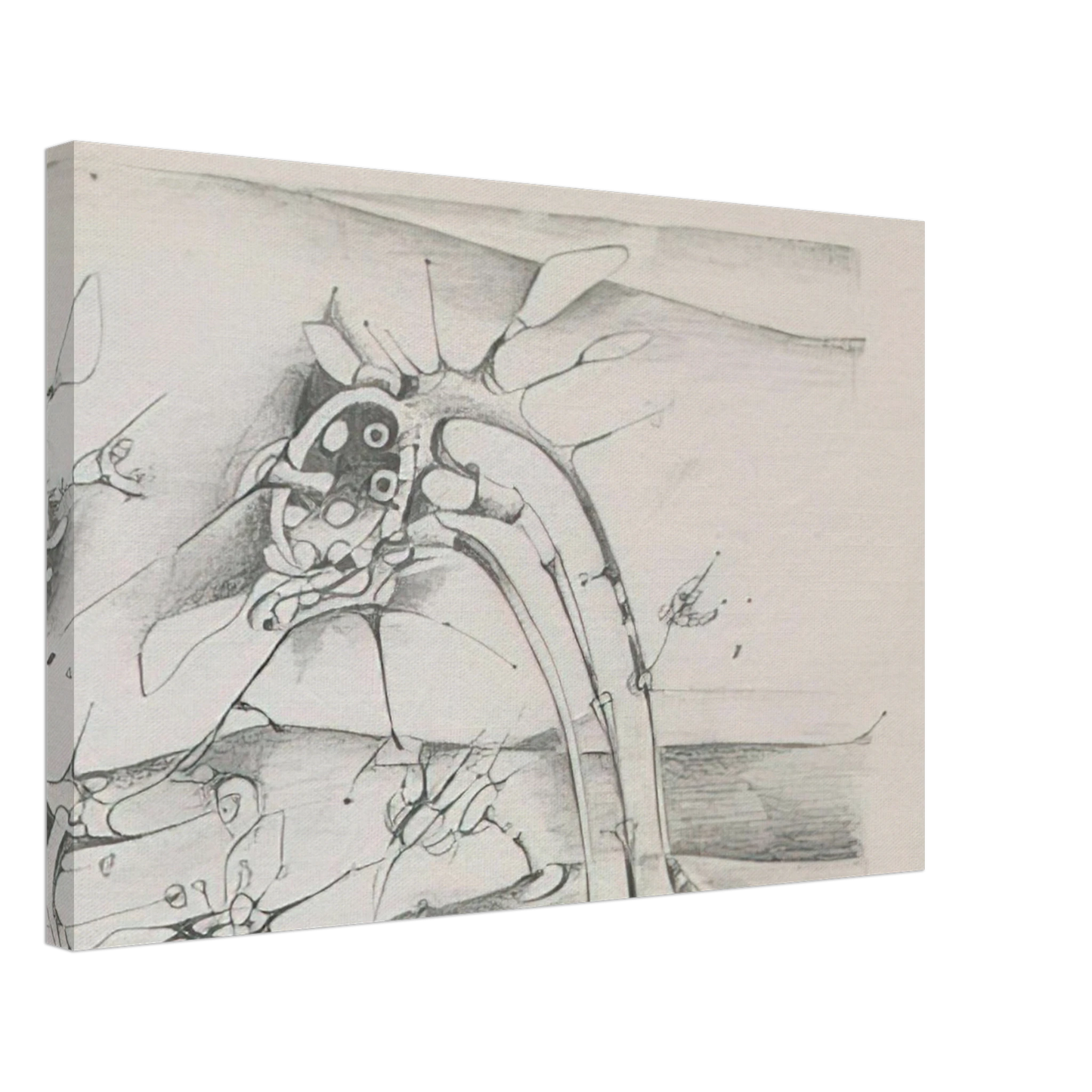 Lee Bontecou - UNTITLED 1997 Canvas - 40x60 cm / 16x24 inches-canvas