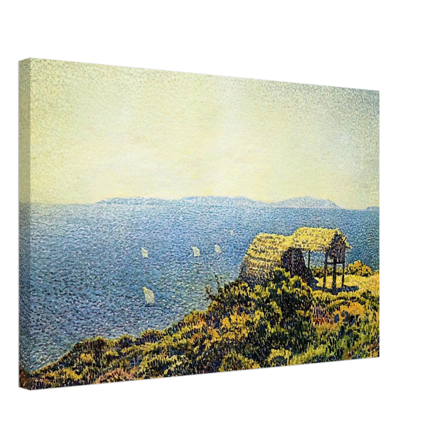 Theo van Rysselberghe - LEVANT ISLE Canvas - 40x60 cm / 16x24 inches-canvas