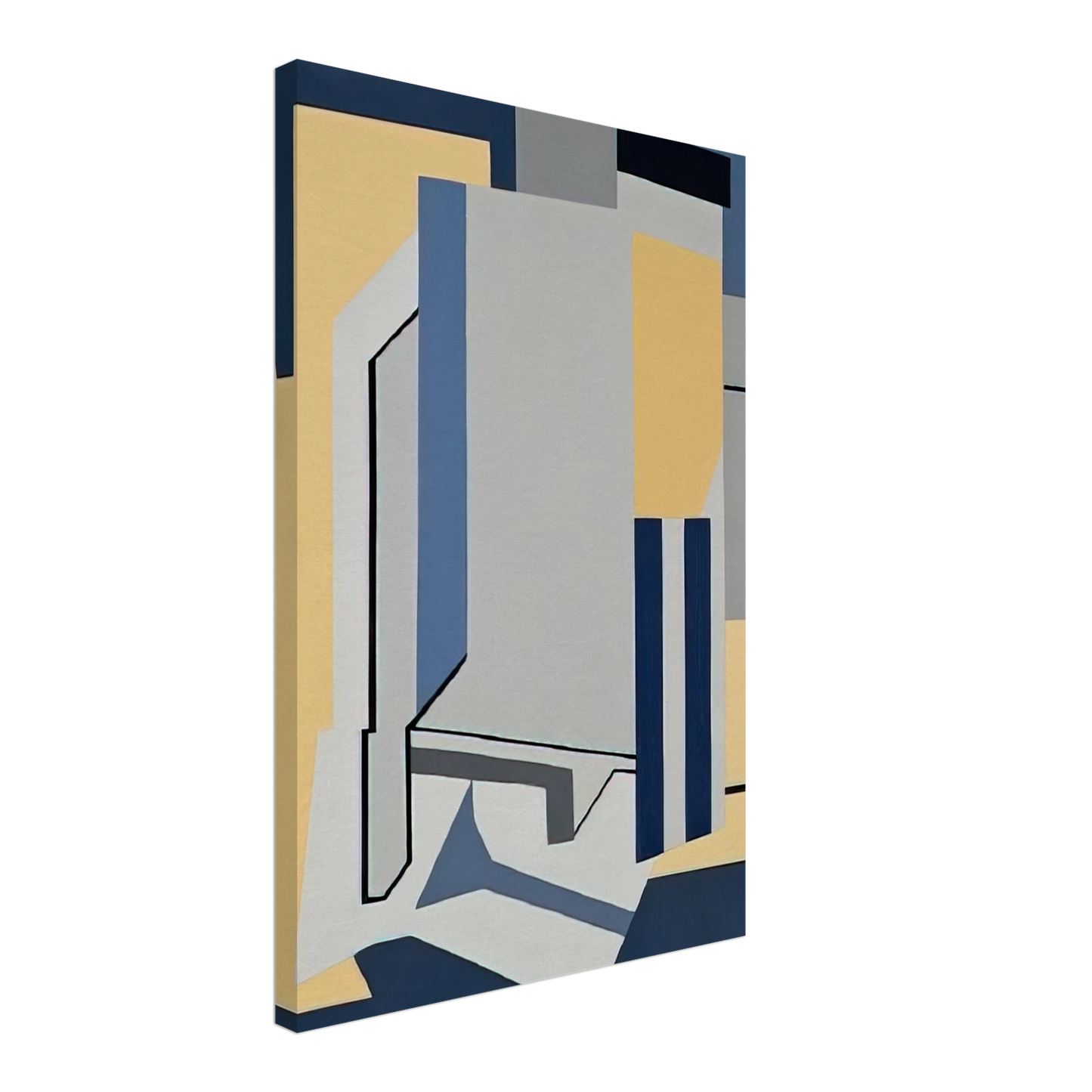 Ralston Crawford - St. Ann Street - 1954 Canvas - 70x100 cm / 28x40 inches-canvas