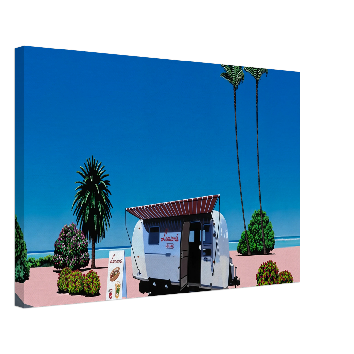 Hiroshi Nagai - Lemson's Beams Canvas - 70x100 cm / 28x40 inches-canvas