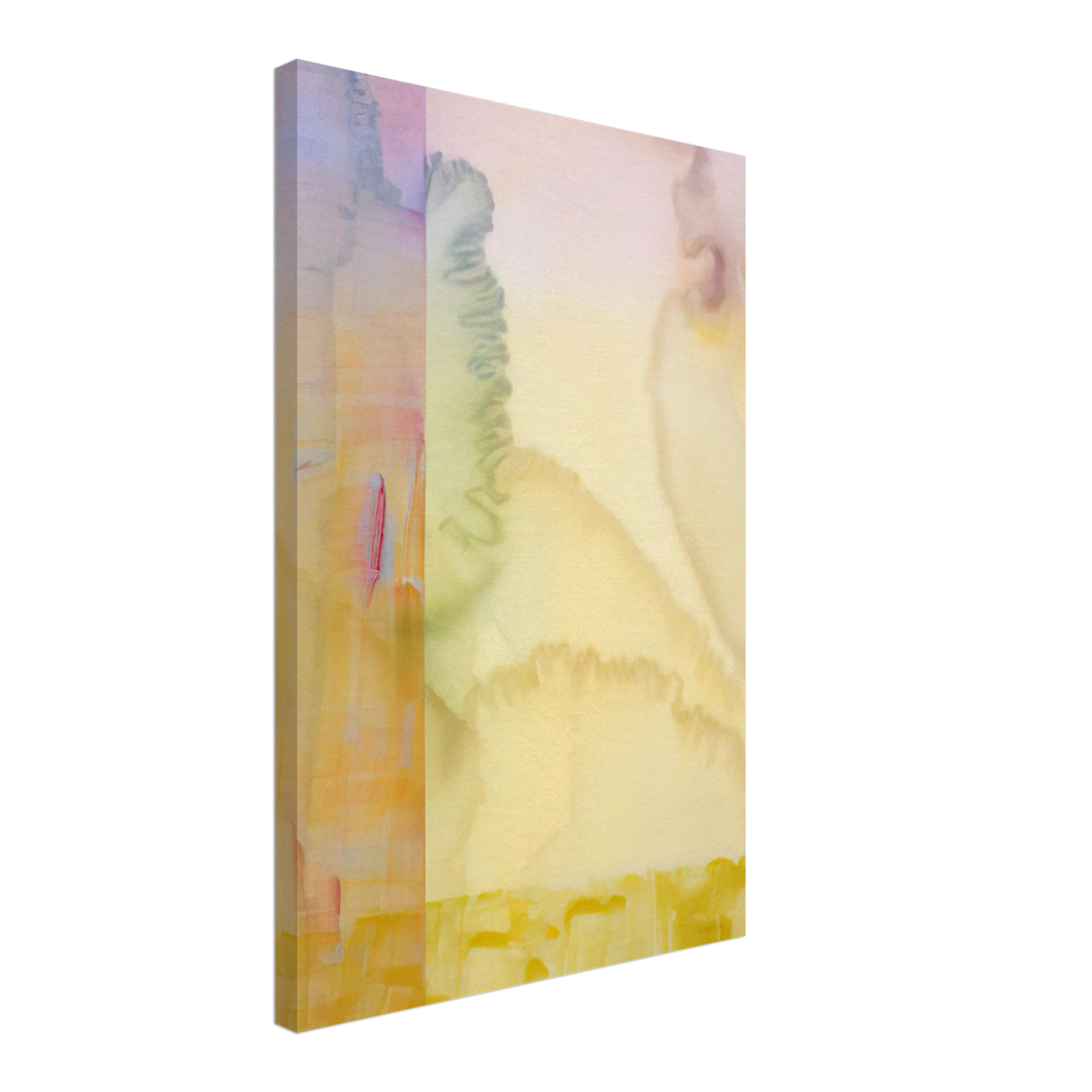 Ronnie Landfield - Goldenrods - 1975 Canvas - 70x100 cm / 28x40 inches-canvas