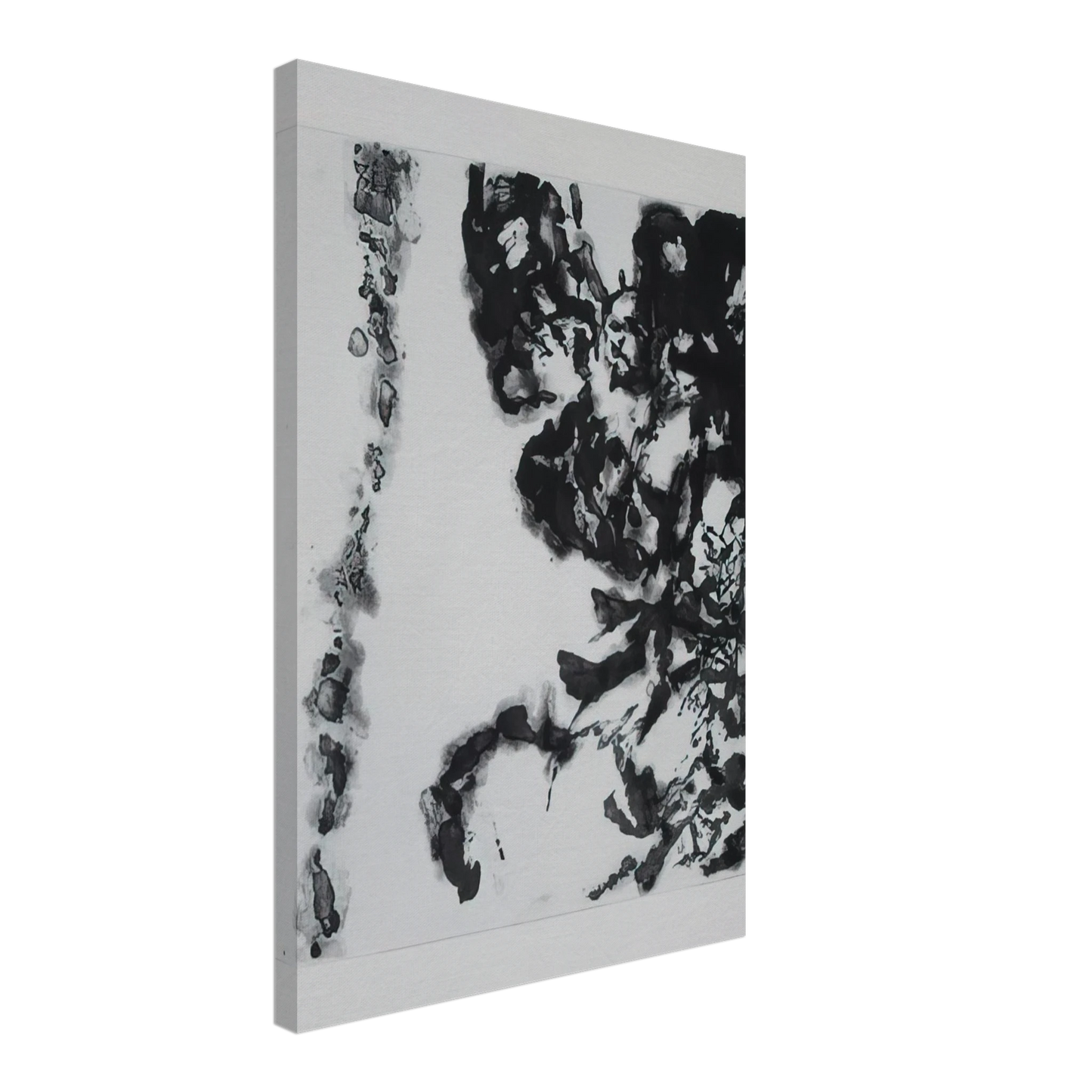 Zao Wou-Ki - EULOGY ON THE EXTREMELY DELICATE THINGS 1993 Canvas - 70x100 cm / 28x40 inches-canvas