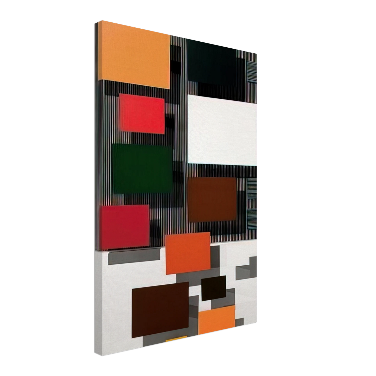 Jesus Rafael Soto - VIBRATION SUPERIEURE 1998 Canvas - 70x100 cm / 28x40 inches-canvas