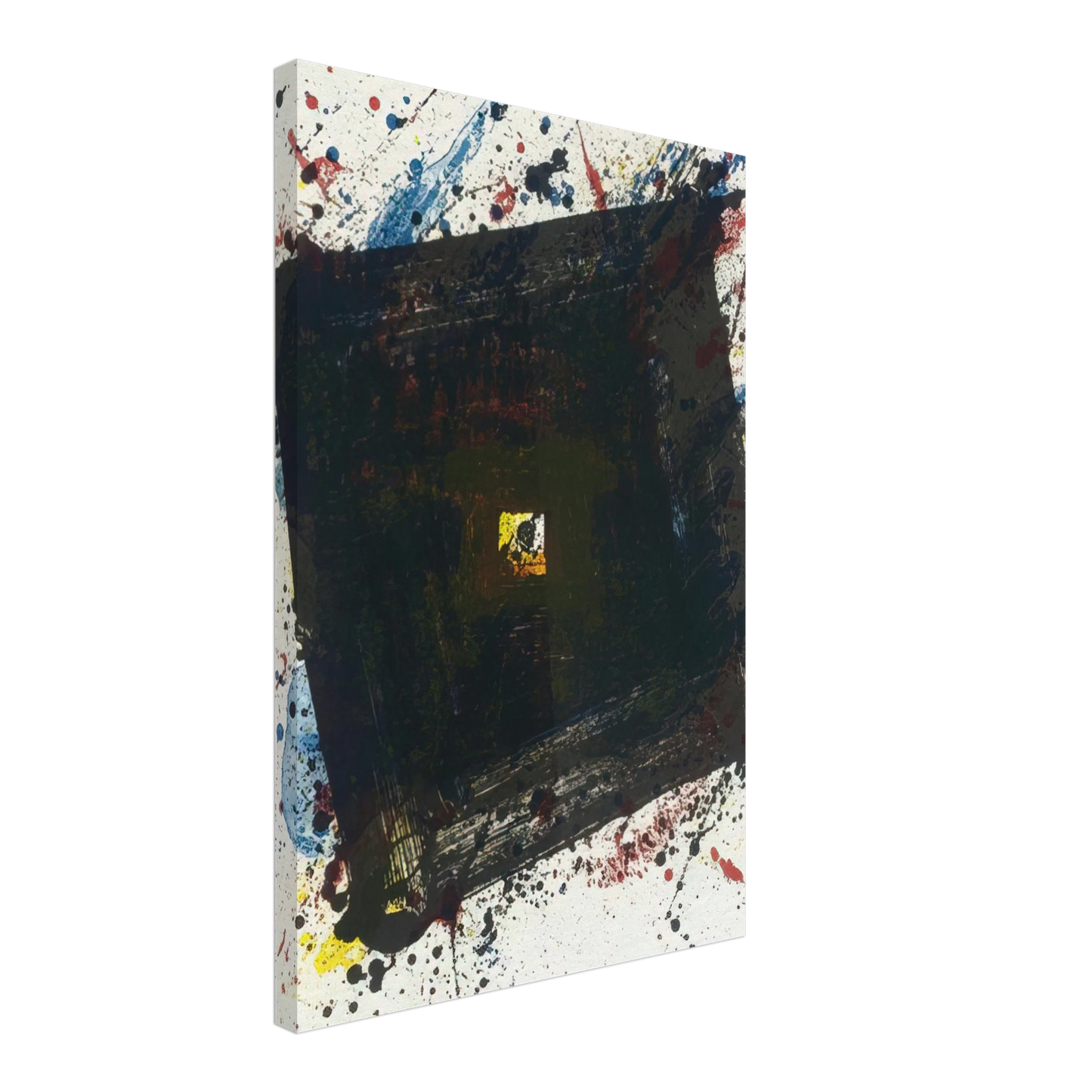 Sam Francis - Dark and Fast Canvas - 40x60 cm / 16x24 inches-canvas