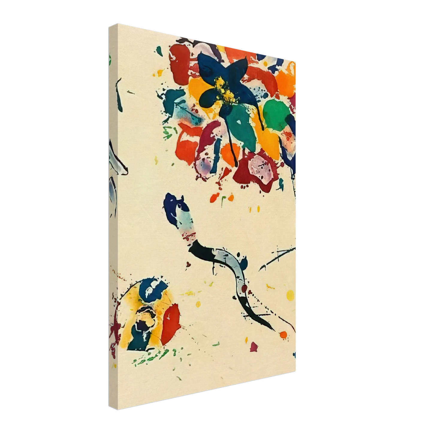 Sam Francis - Untitled SFE 075 Canvas - 70x100 cm / 28x40 inches-canvas