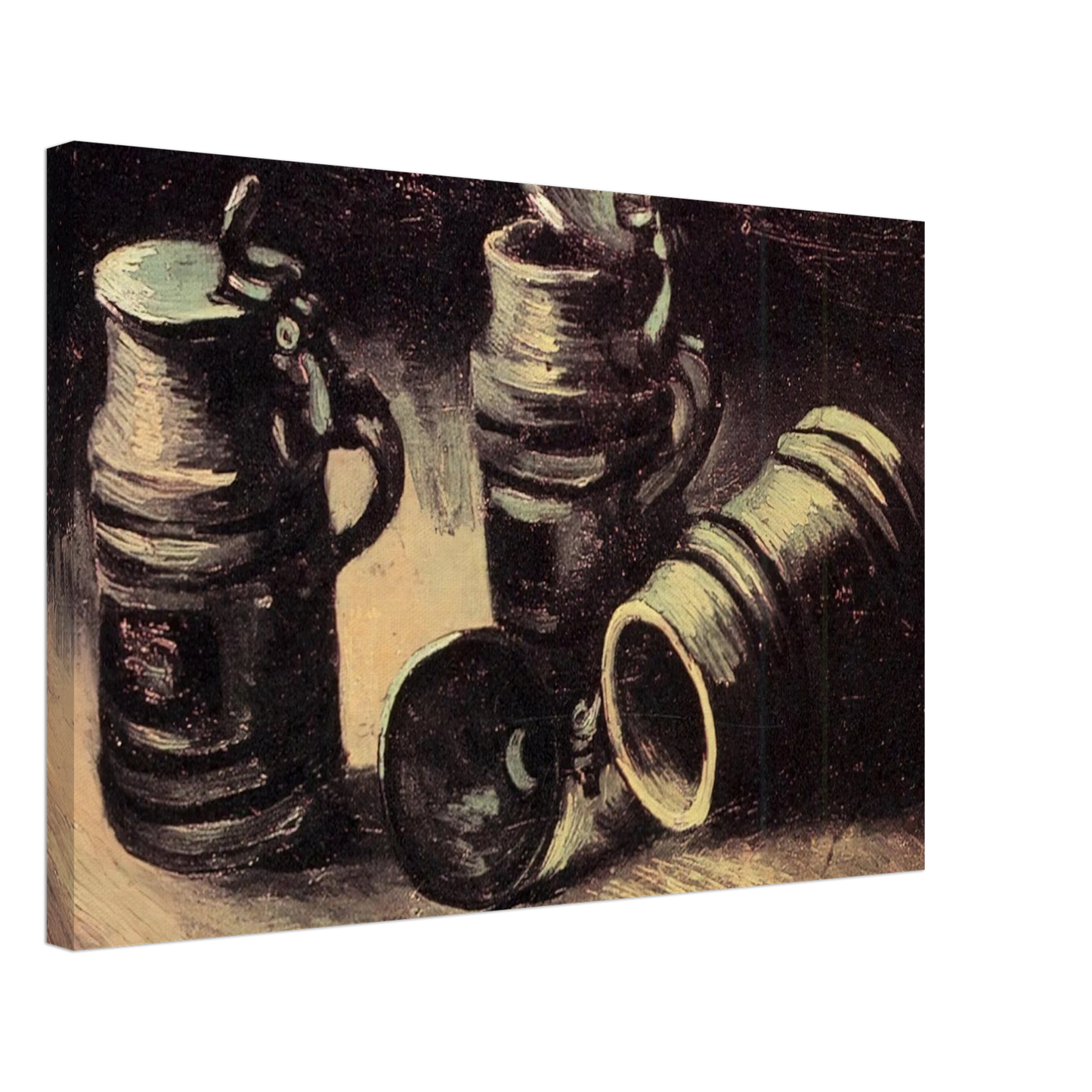 Vincent van Gogh - Beer Tankards Canvas - 40x60 cm / 16x24 inches-canvas