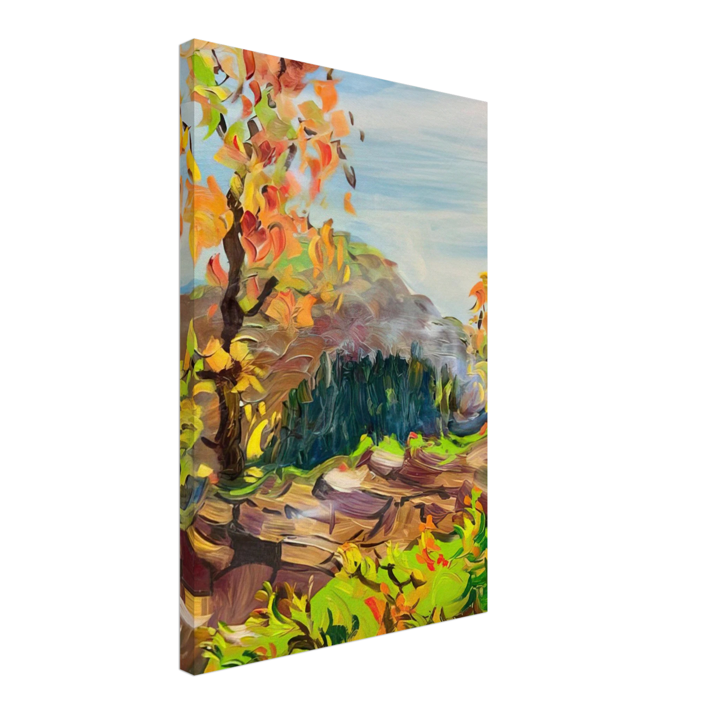 Konrad Zuse - Milseburg in a Rohn Landscape Canvas - 40x60 cm / 16x24 inches-canvas