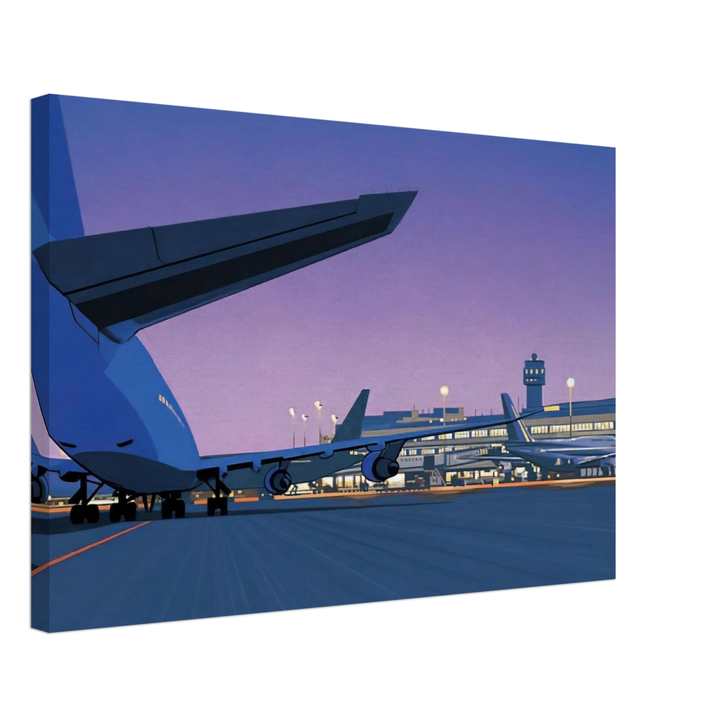 Hiroshi Nagai - Taxiway Canvas - 40x60 cm / 16x24 inches-canvas