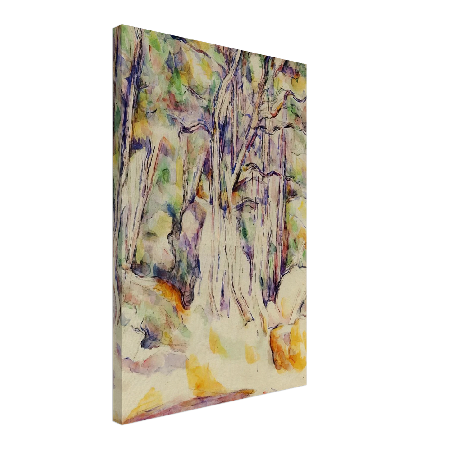 Paul Cezanne - The Park of the Chateau Noir with Well Canvas - 70x100 cm / 28x40 inches-canvas