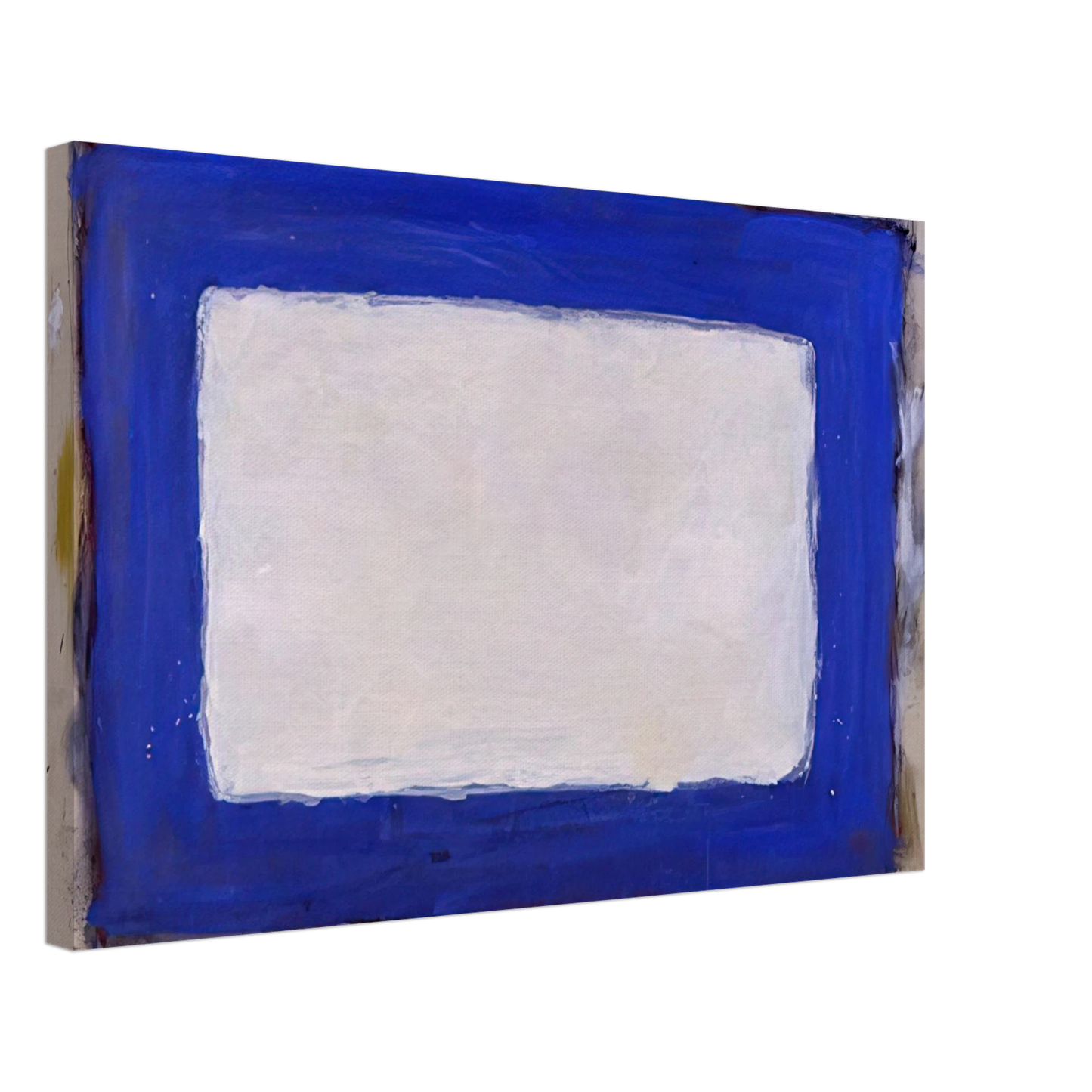 Gene Davis - Blue Rectangle II - 1958 Canvas - 70x100 cm / 28x40 inches-canvas