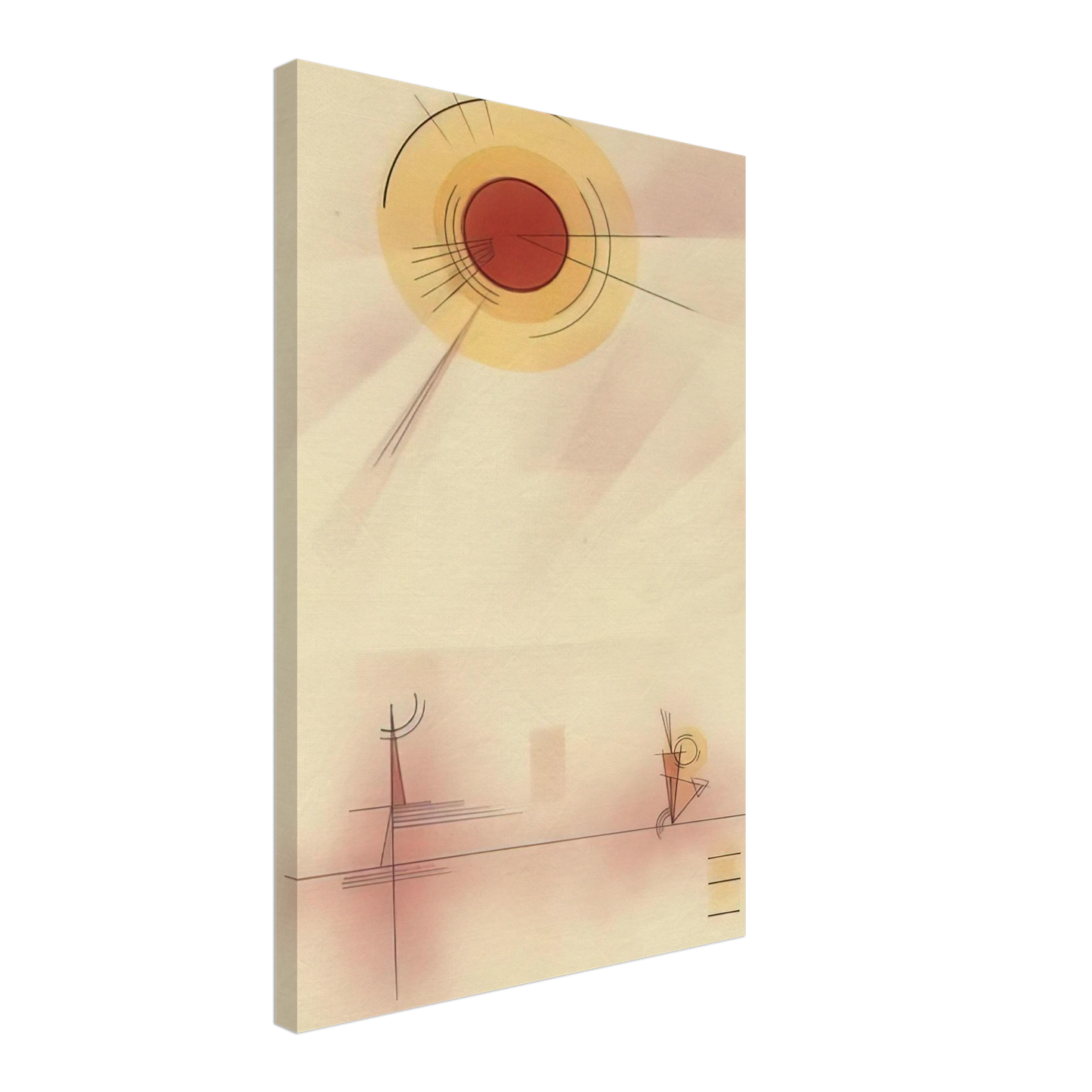 Wassily Kandinsky - STRAHLEN 1929 Canvas - 70x100 cm / 28x40 inches-canvas