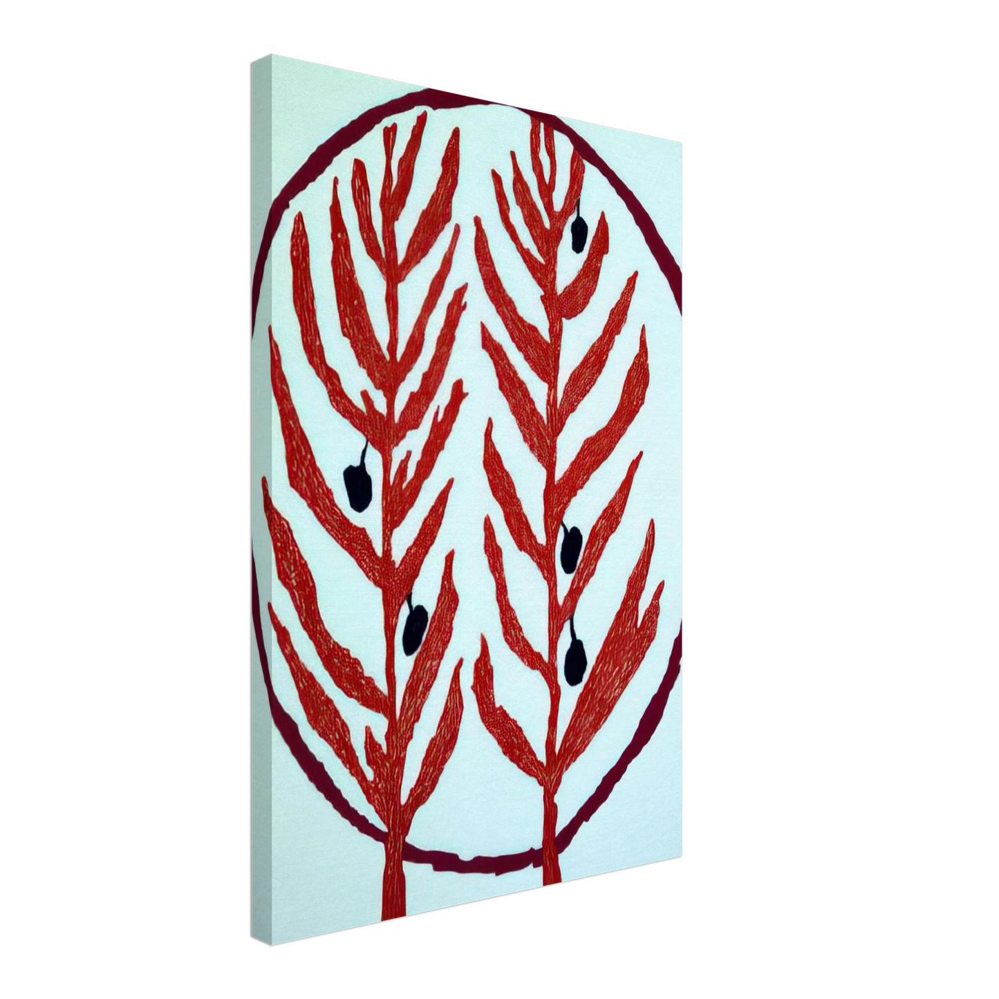 Louise Bourgeois - THE OLIVE BRANCH 2004 Canvas - 70x100 cm / 28x40 inches-canvas