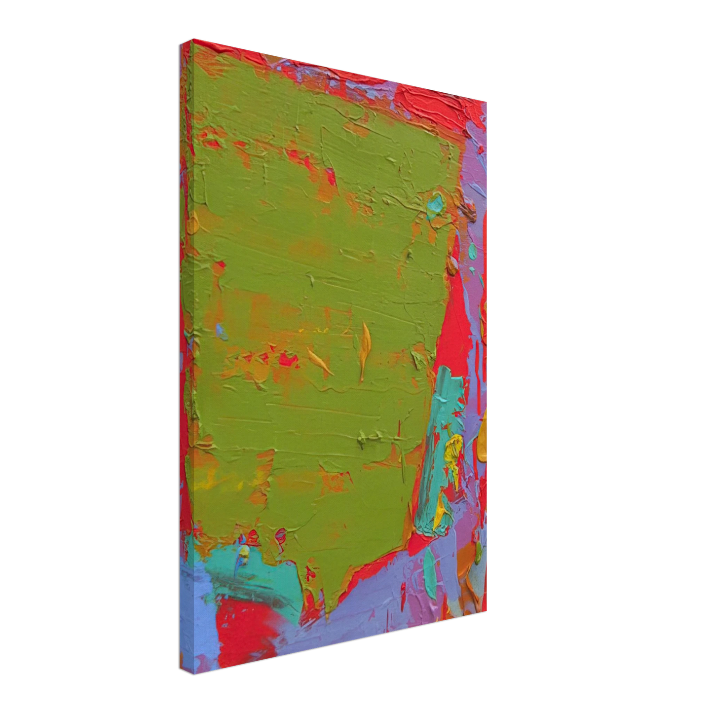 John Hoyland - 21.1.75 - 1975 Canvas - 40x60 cm / 16x24 inches-canvas