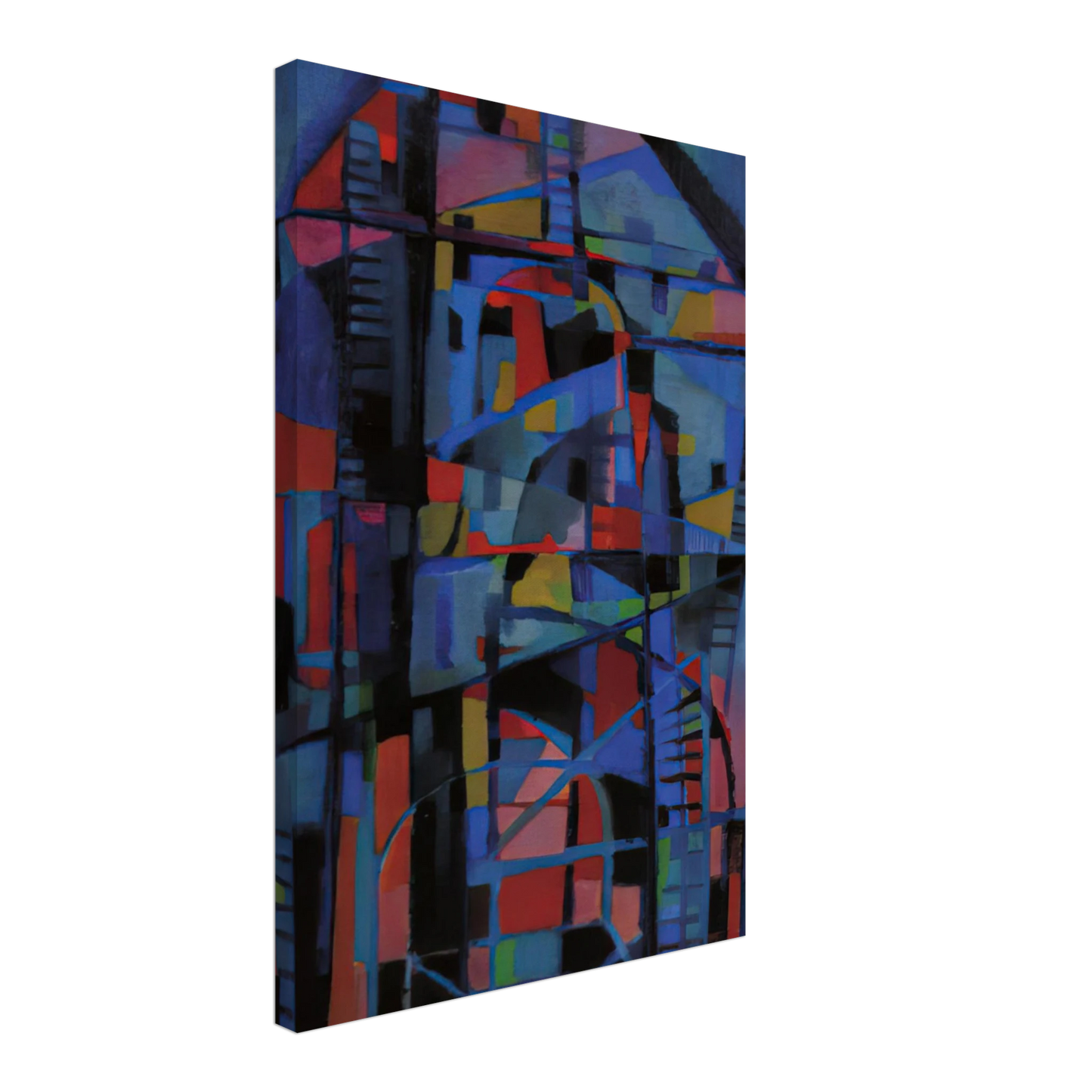 Alfred Manessier - Angelus domini nuntiavit mariæ - 1947 Canvas - 40x60 cm / 16x24 inches-canvas